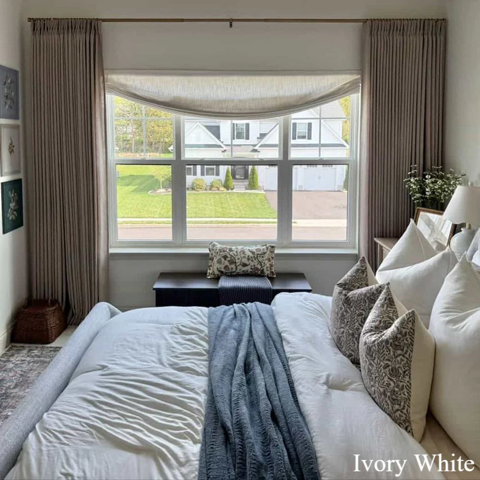 Lily Linen Roman Shades & Blinds | Relaxed - Image 5