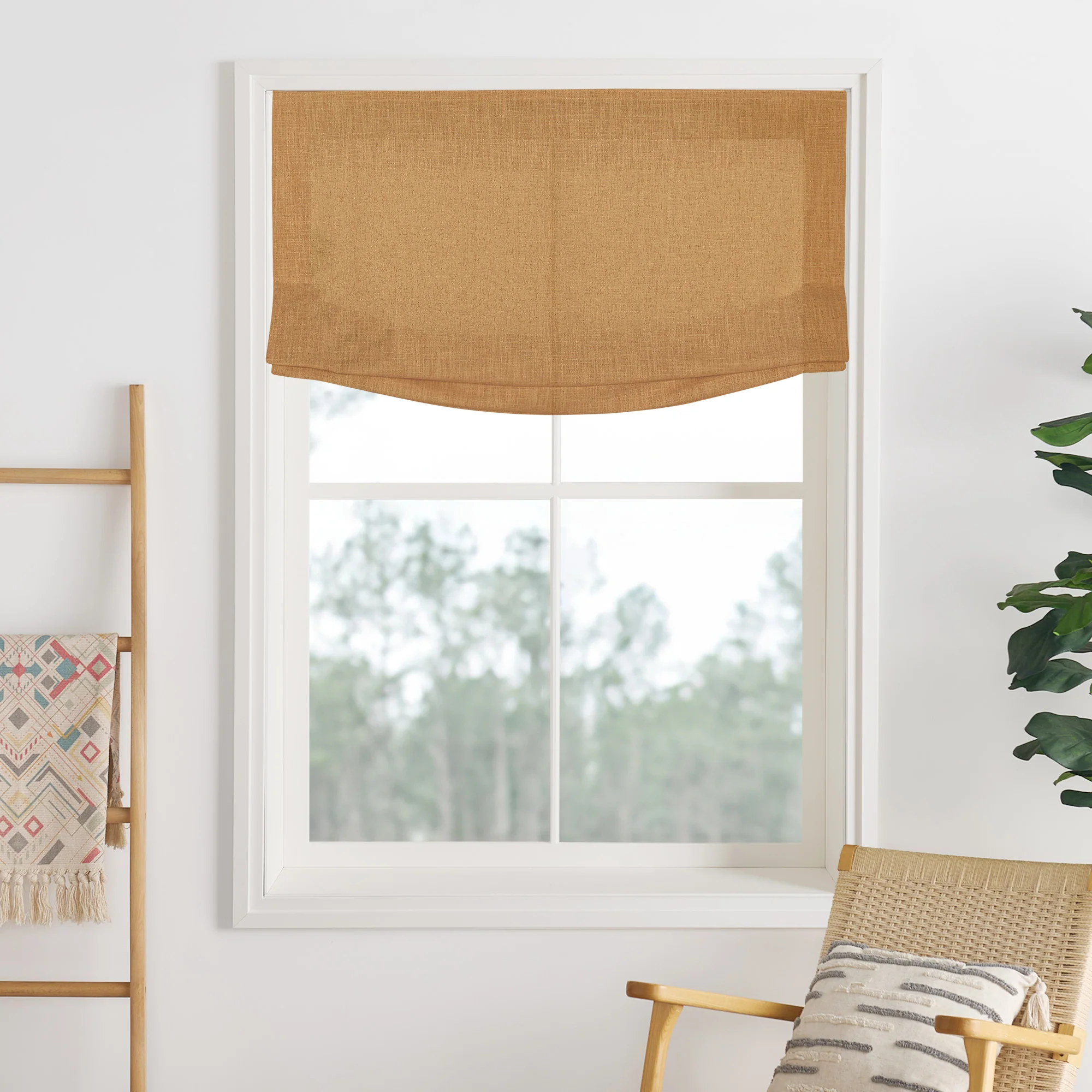 Lily Linen Roman Shades & Blinds | Relaxed - Image 51