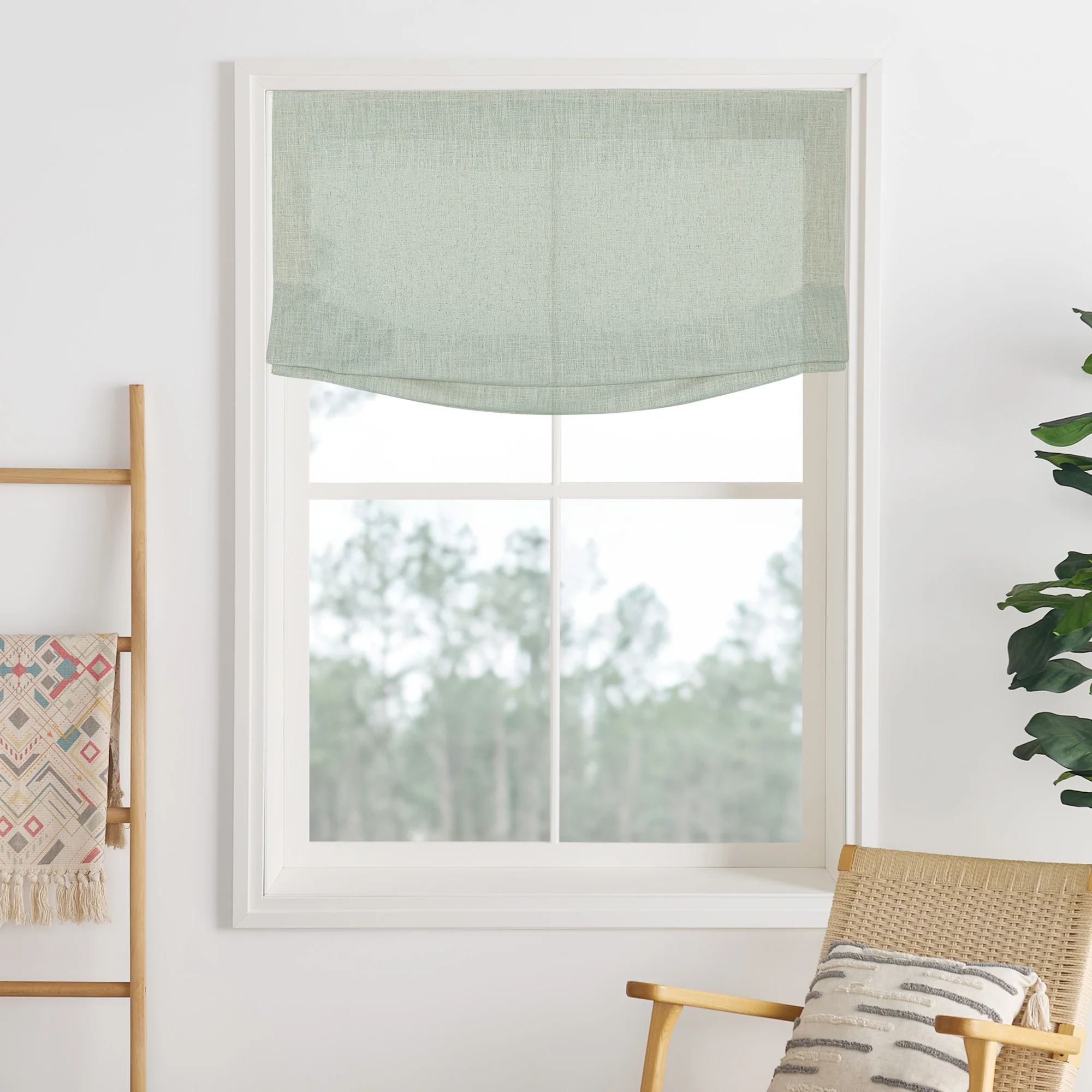 Lily Linen Roman Shades & Blinds | Relaxed - Image 52