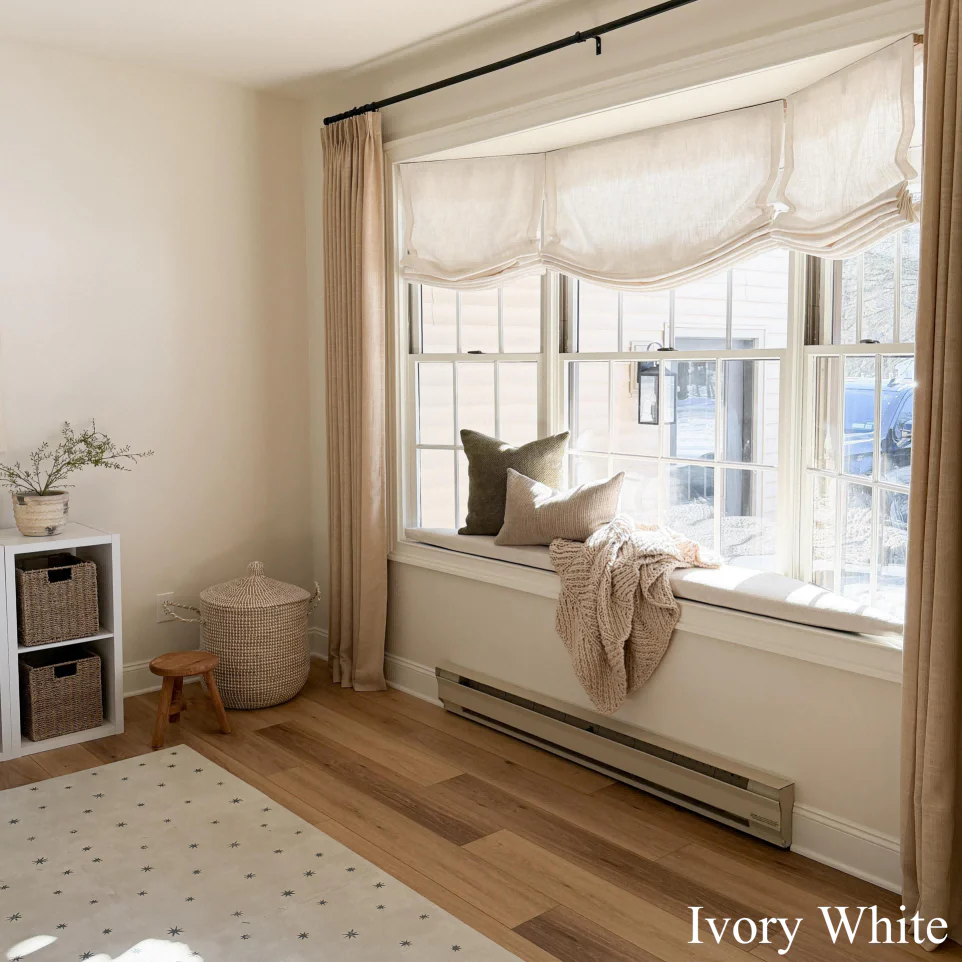 Lily Linen Roman Shades & Blinds | Relaxed - Image 6