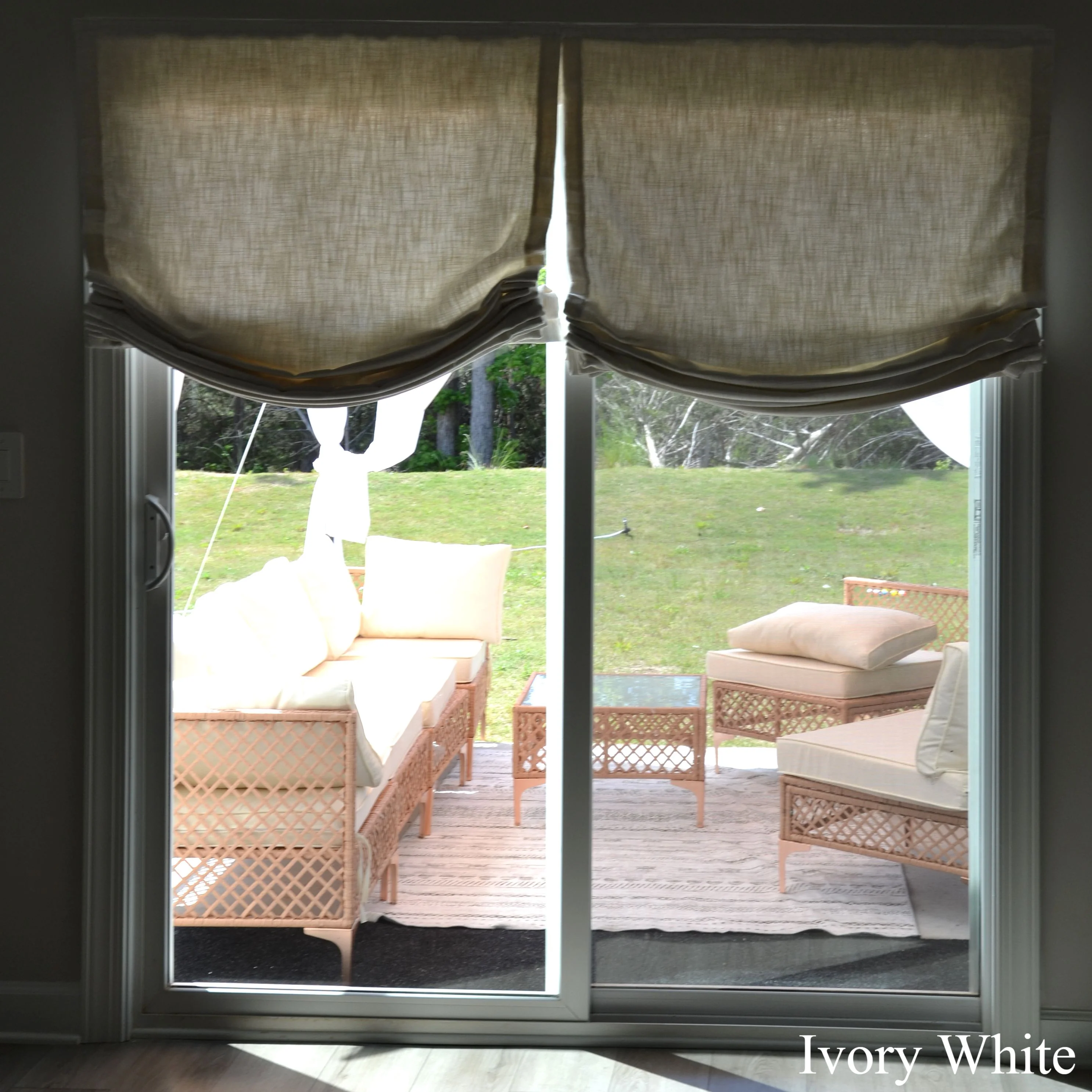 Lily Linen Roman Shades & Blinds | Relaxed - Image 7