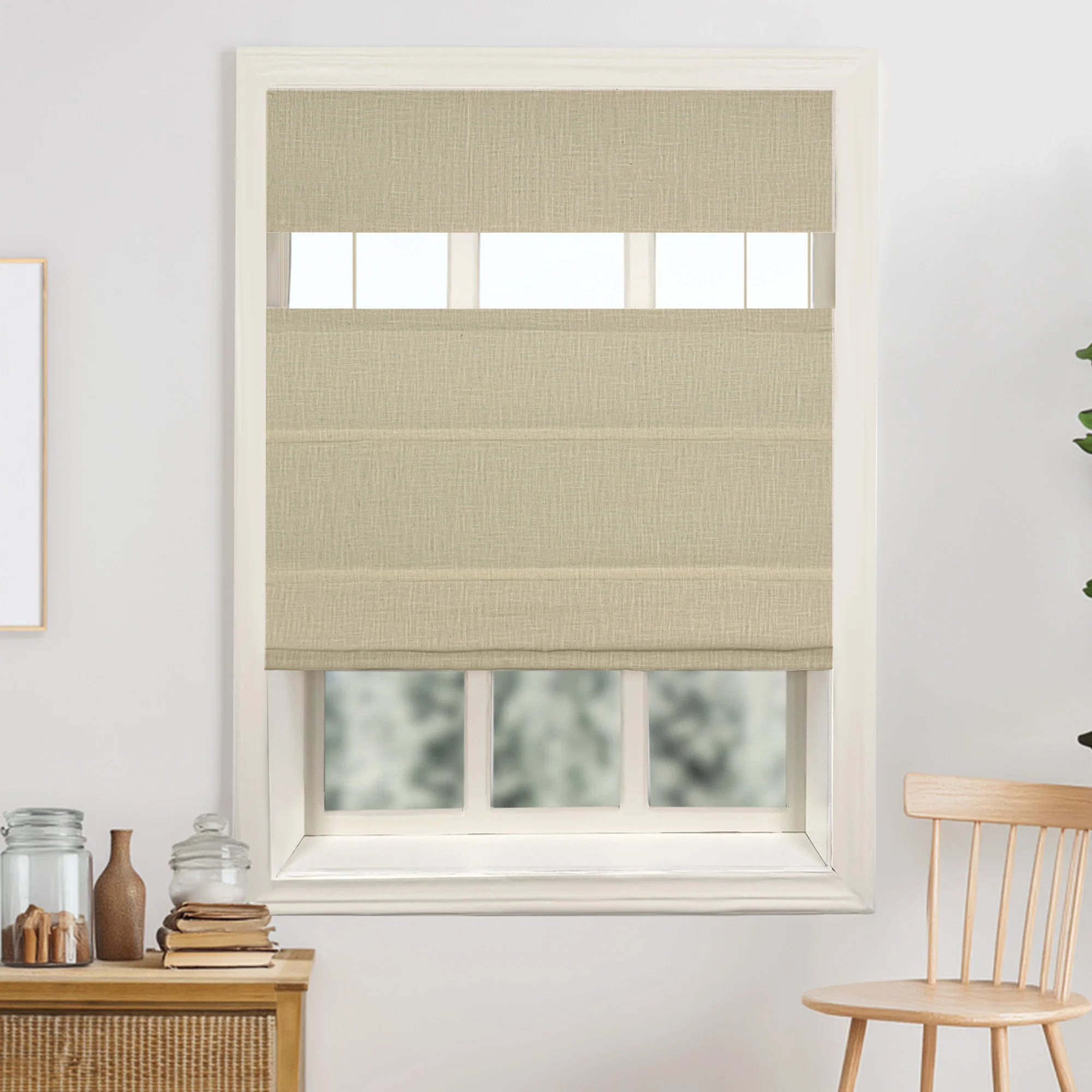 Lily Linen Roman Shades & Blinds | Top Down Bottom Up - Image 11