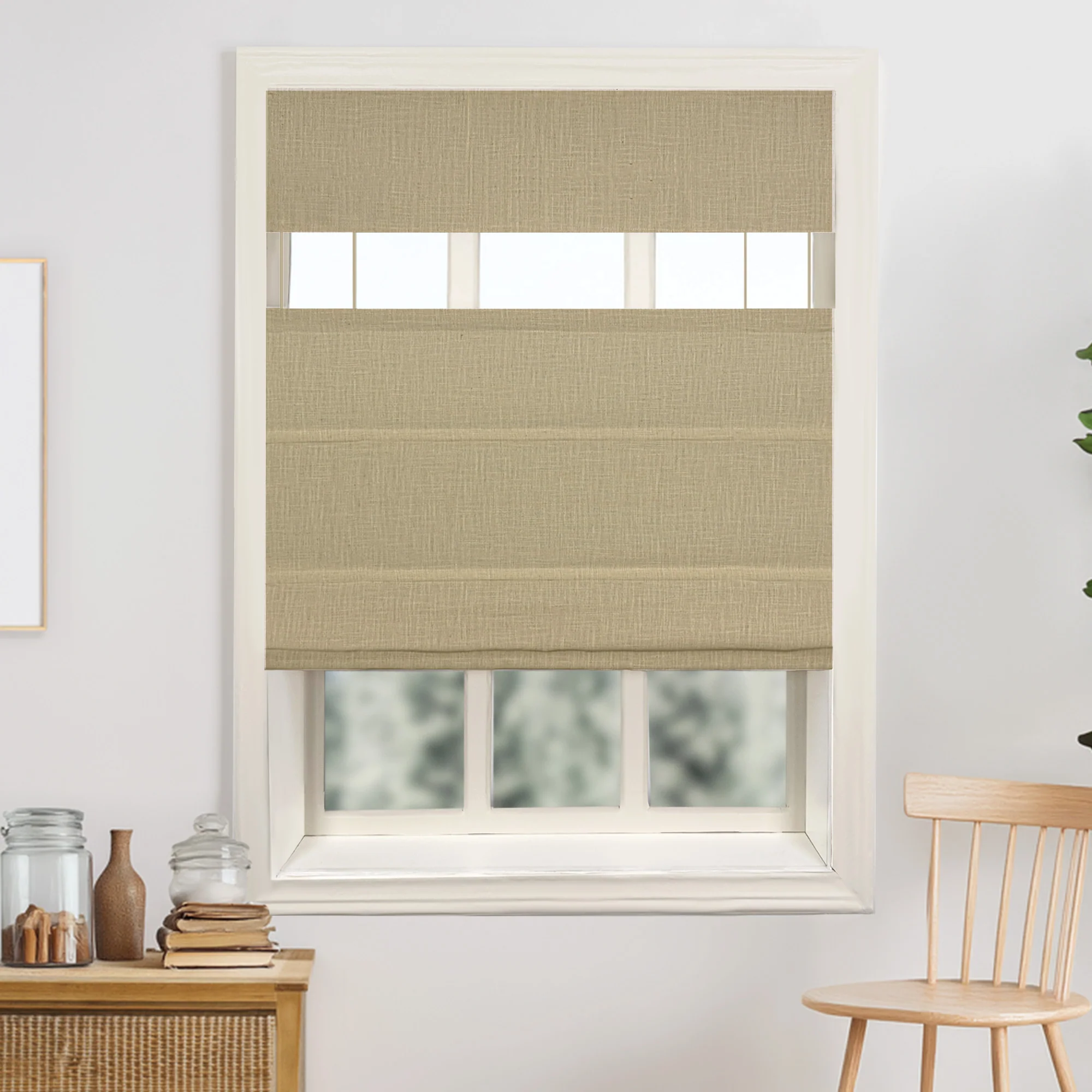 Lily Linen Roman Shades & Blinds | Top Down Bottom Up - Image 13