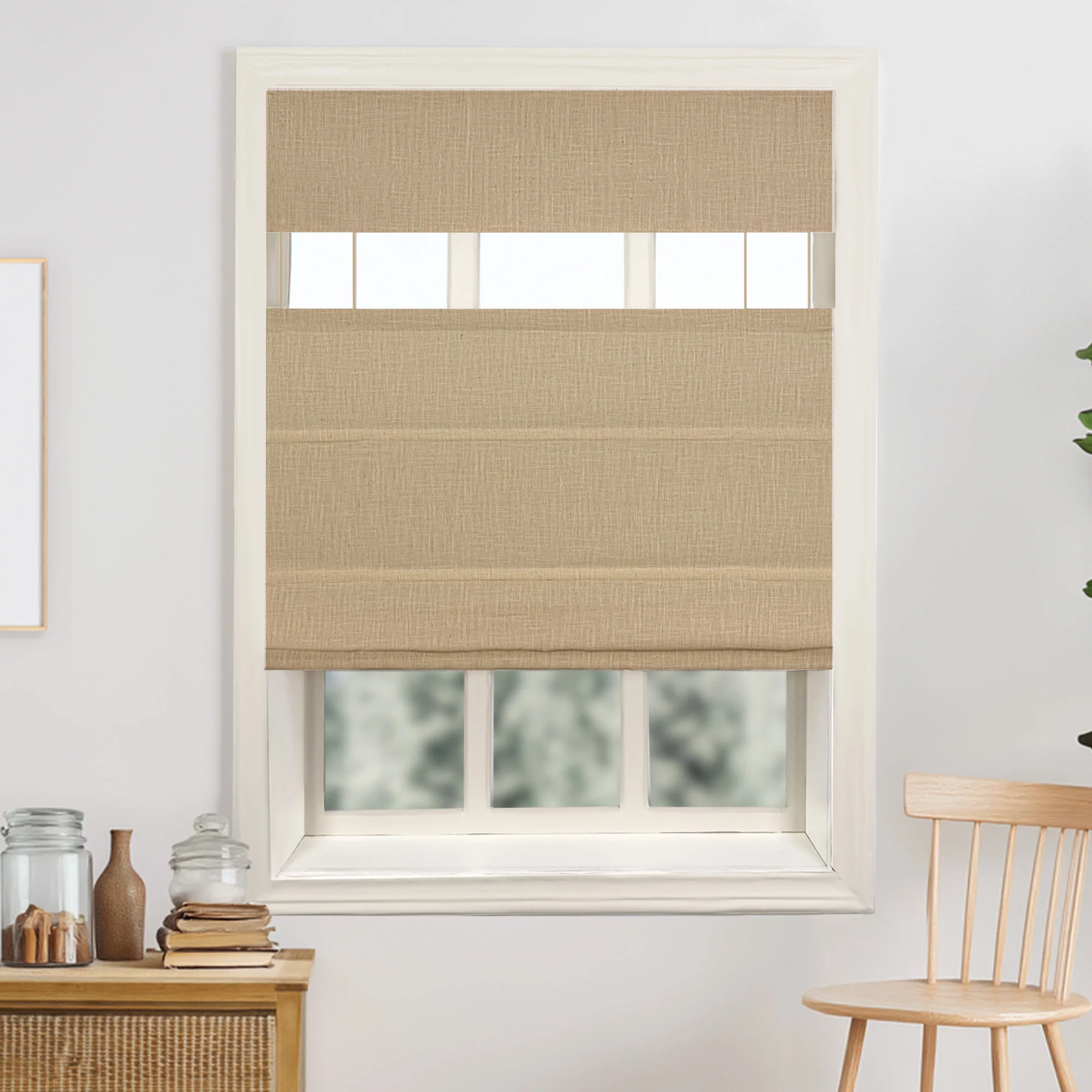 Lily Linen Roman Shades & Blinds | Top Down Bottom Up - Image 14