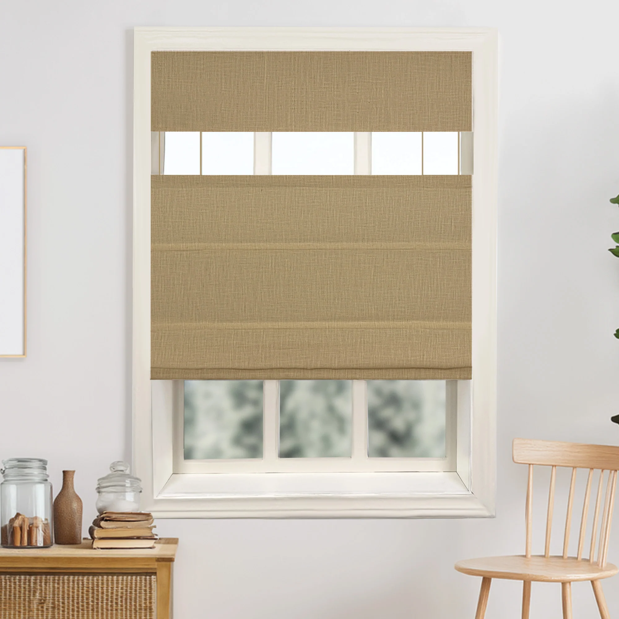Lily Linen Roman Shades & Blinds | Top Down Bottom Up - Image 15