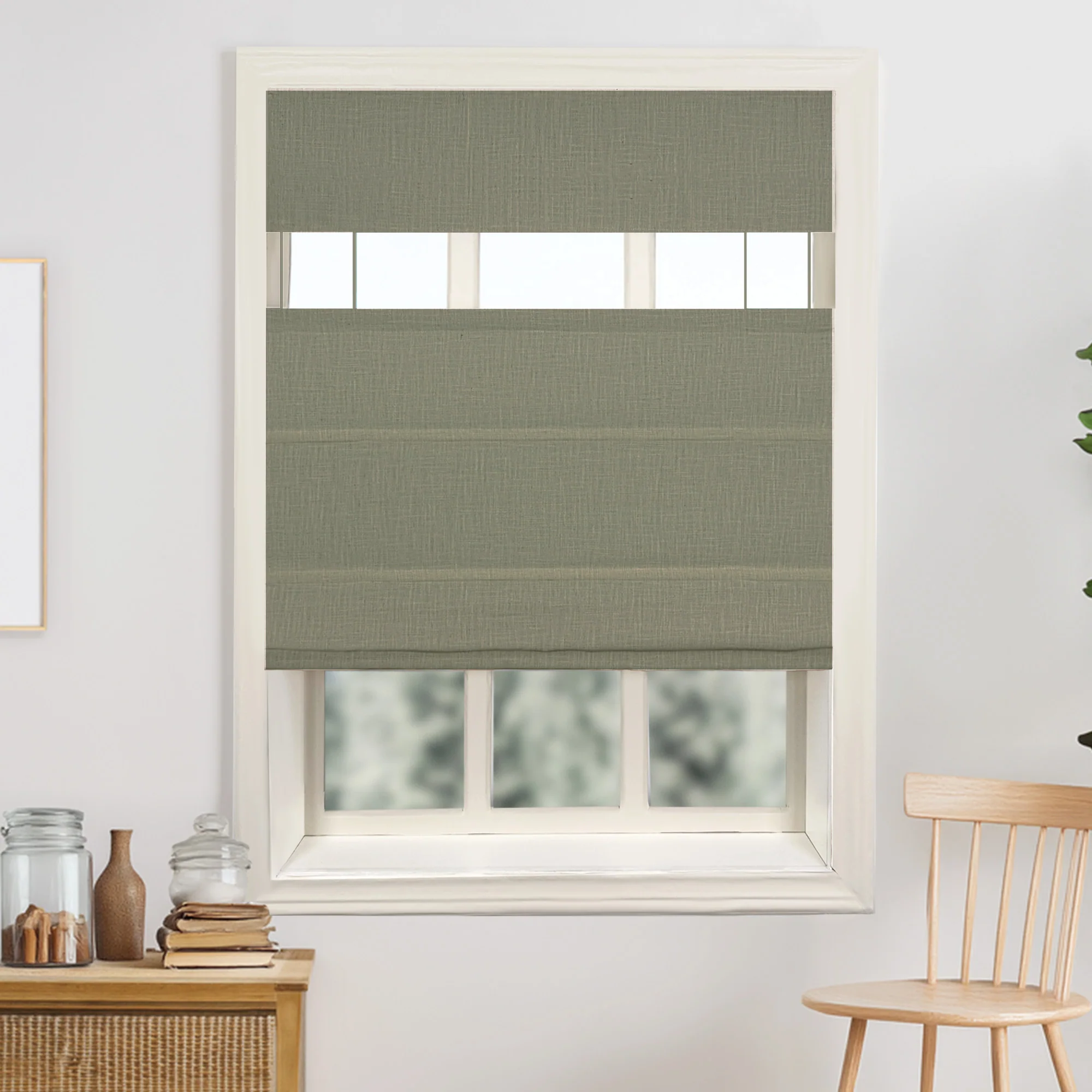 Lily Linen Roman Shades & Blinds | Top Down Bottom Up - Image 19