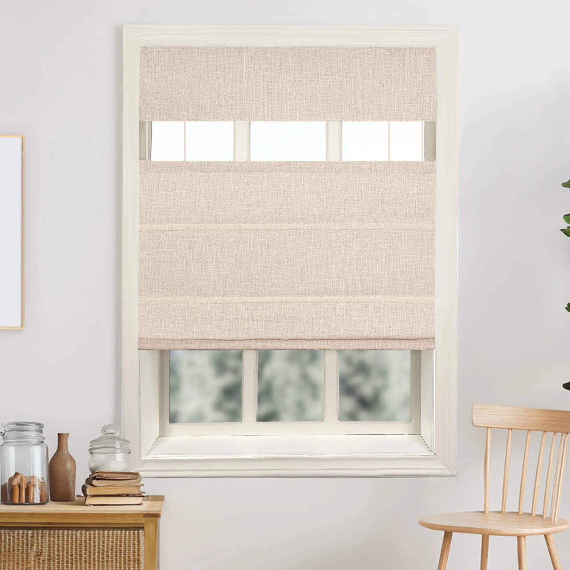 Lily Linen Roman Shades & Blinds | Top Down Bottom Up - Image 24