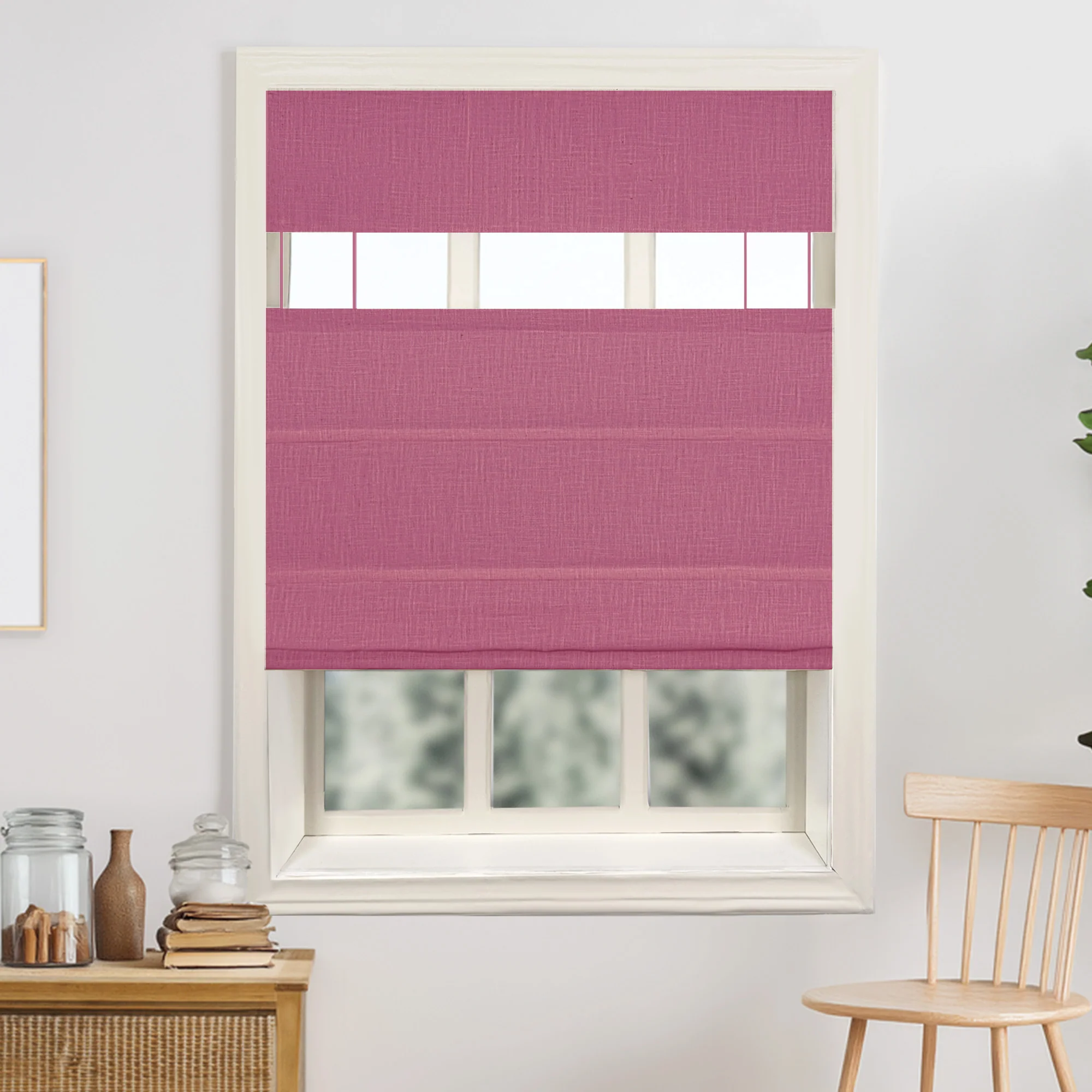 Lily Linen Roman Shades & Blinds | Top Down Bottom Up - Image 27