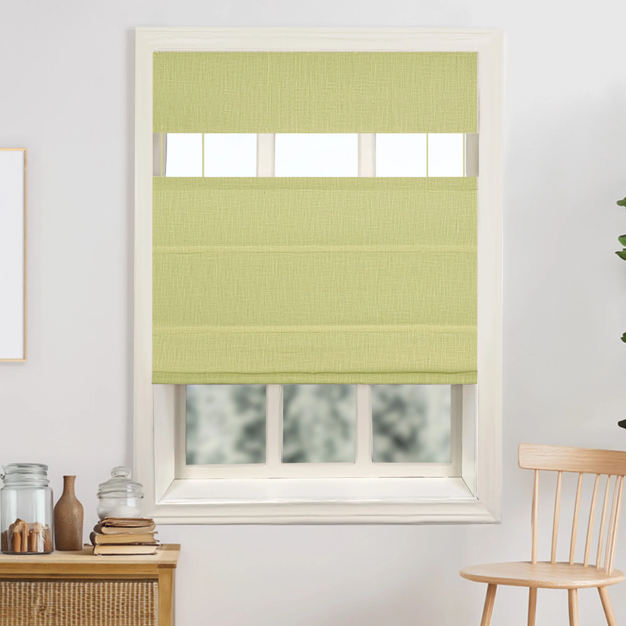 Lily Linen Roman Shades & Blinds | Top Down Bottom Up - Image 34