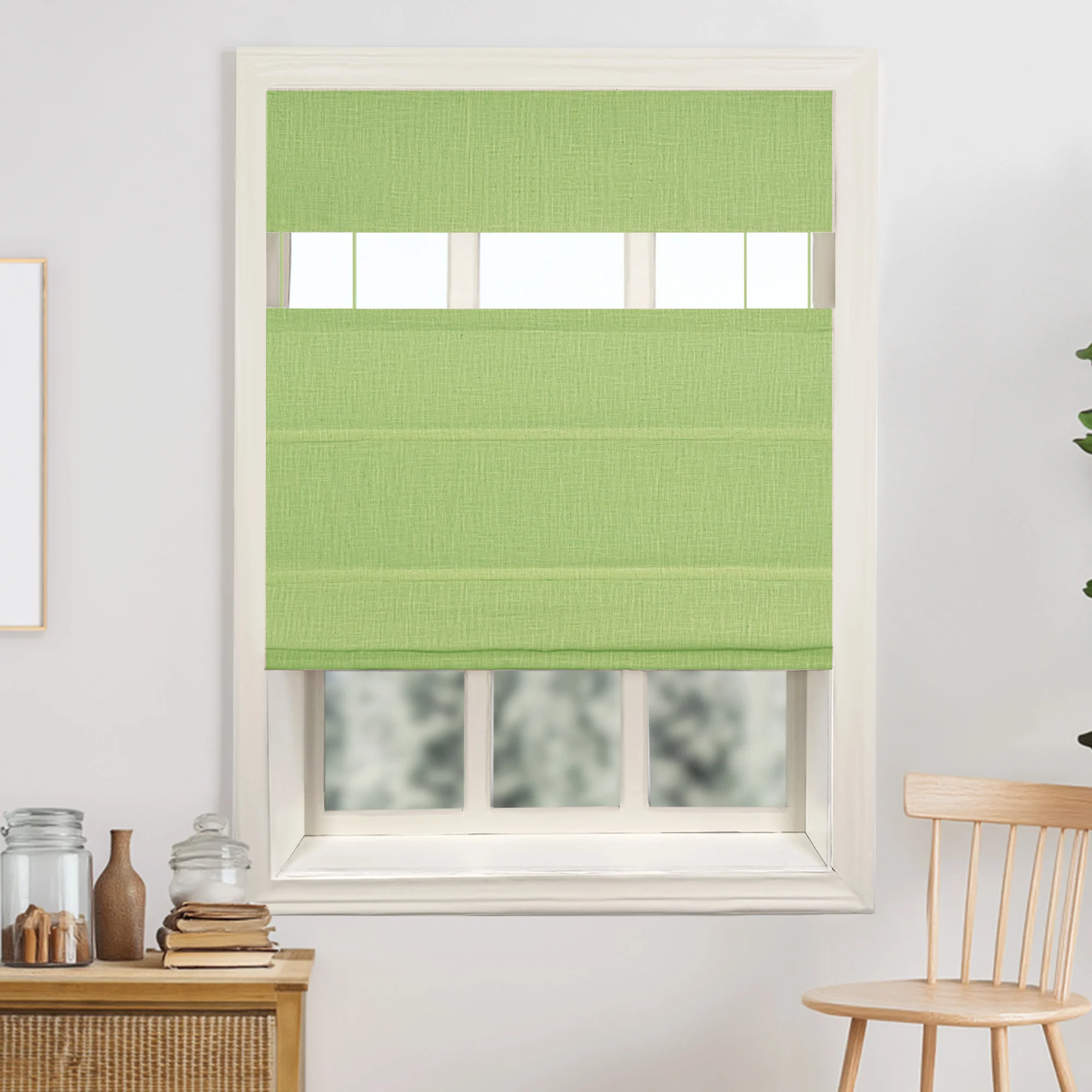 Lily Linen Roman Shades & Blinds | Top Down Bottom Up - Image 35