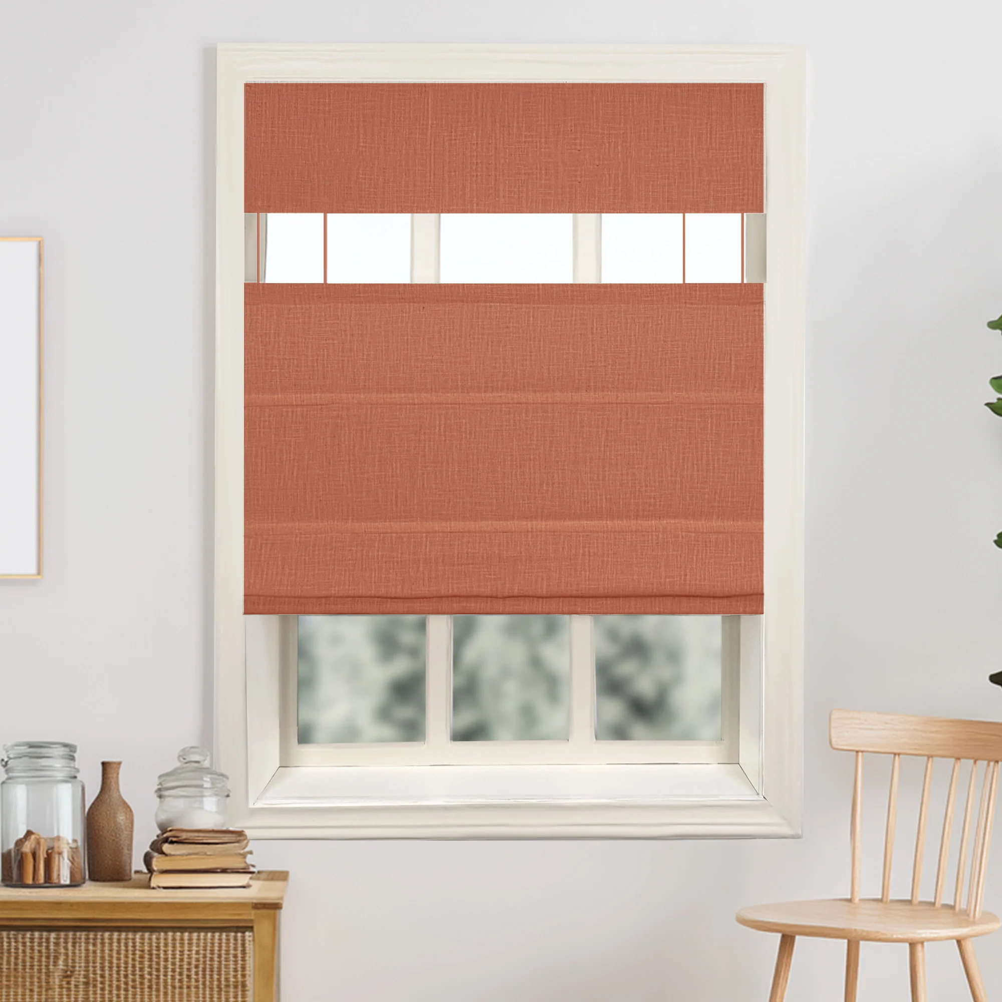 Lily Linen Roman Shades & Blinds | Top Down Bottom Up - Image 30
