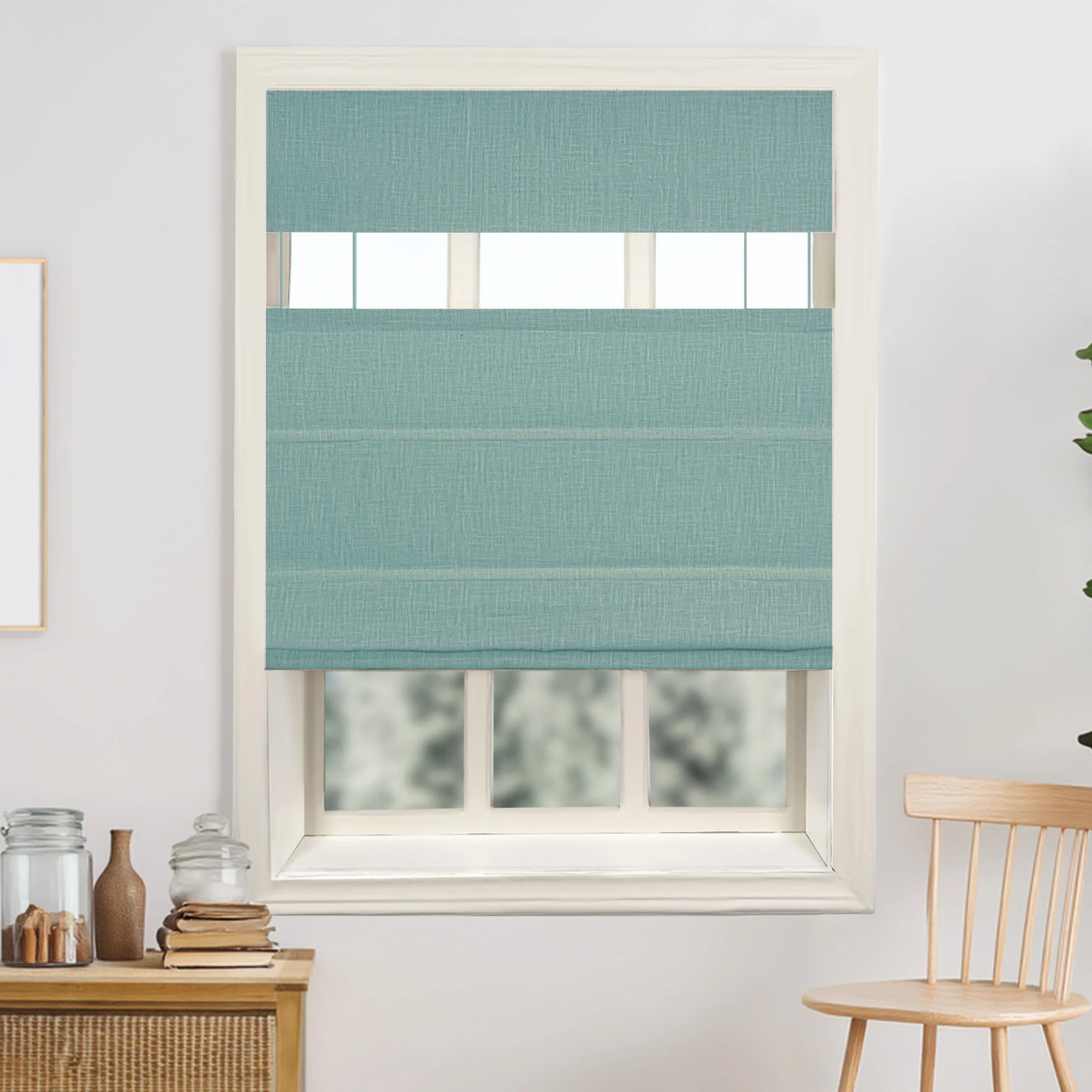 Lily Linen Roman Shades & Blinds | Top Down Bottom Up - Image 39