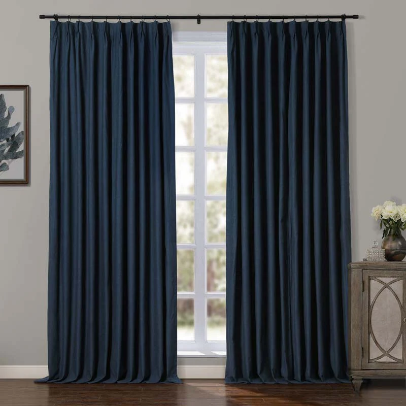 Liz Linen Herringbone Blackout Curtains & Drapes - Image 9