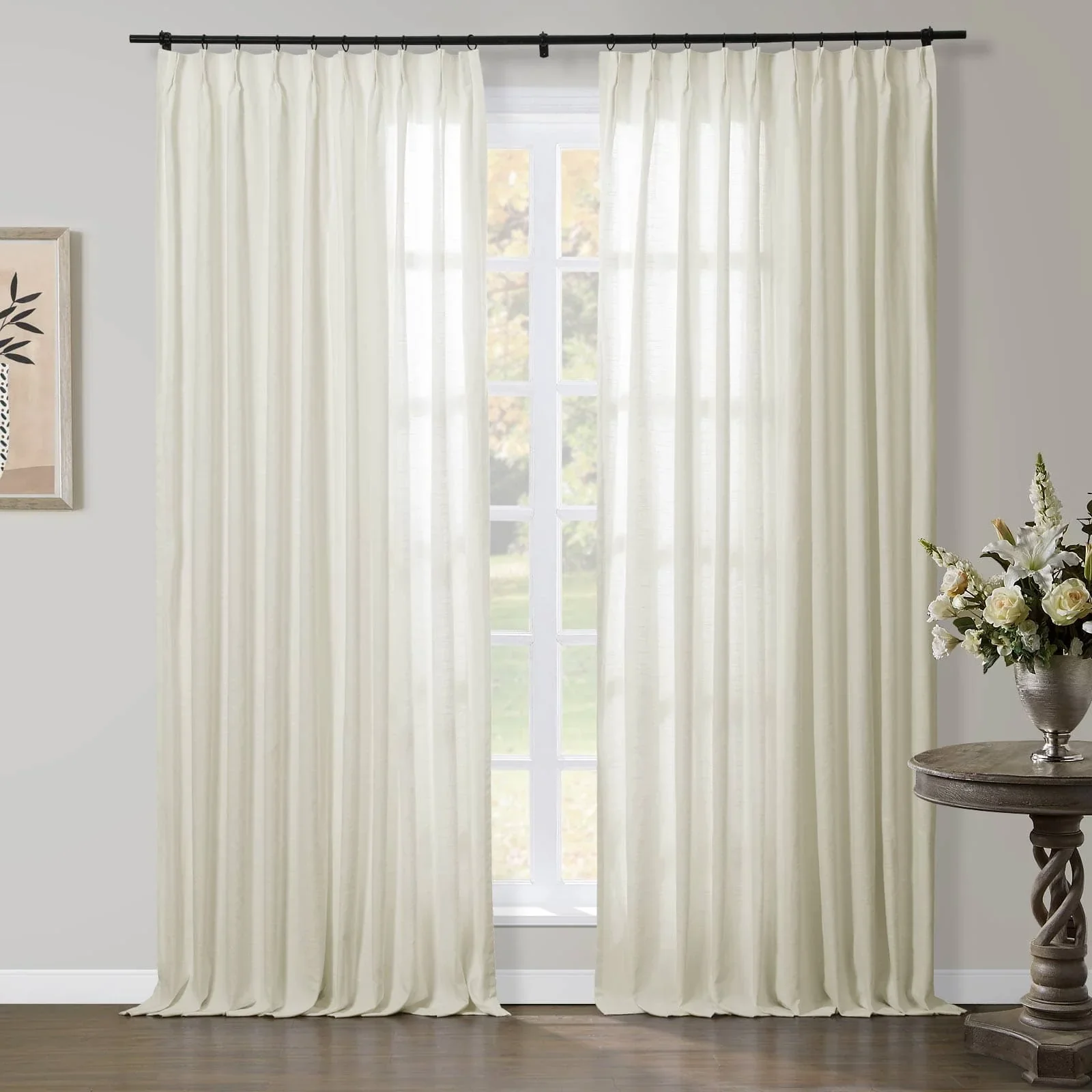 Liz Linen Herringbone Blackout Curtains & Drapes - Image 10