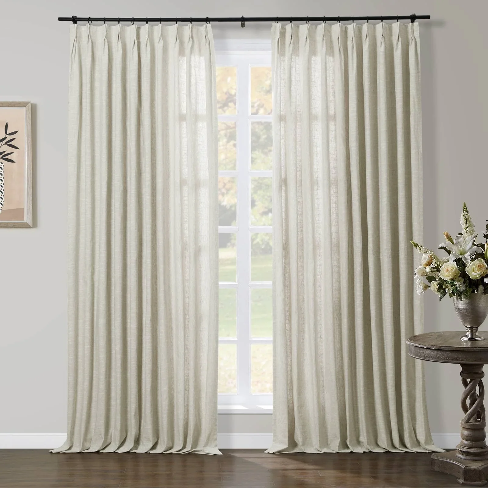 Liz Linen Herringbone Blackout Curtains & Drapes - Image 13