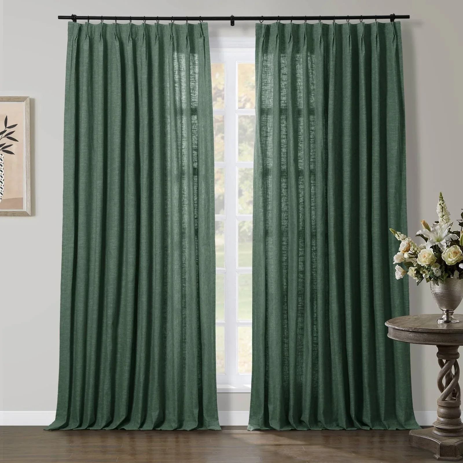 Liz Linen Herringbone Blackout Curtains & Drapes - Image 18