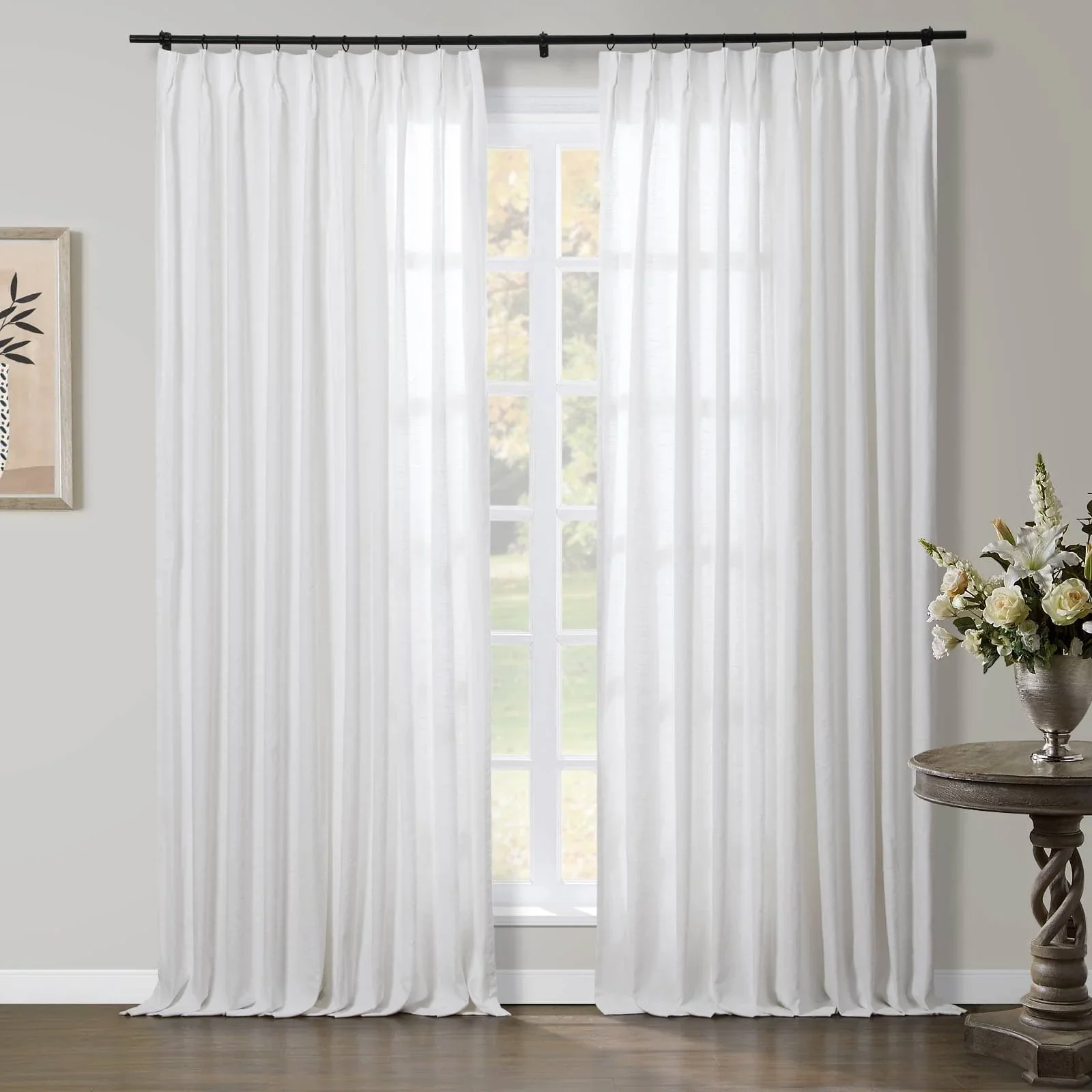 Liz Linen Herringbone Blackout Curtains & Drapes - Image 22