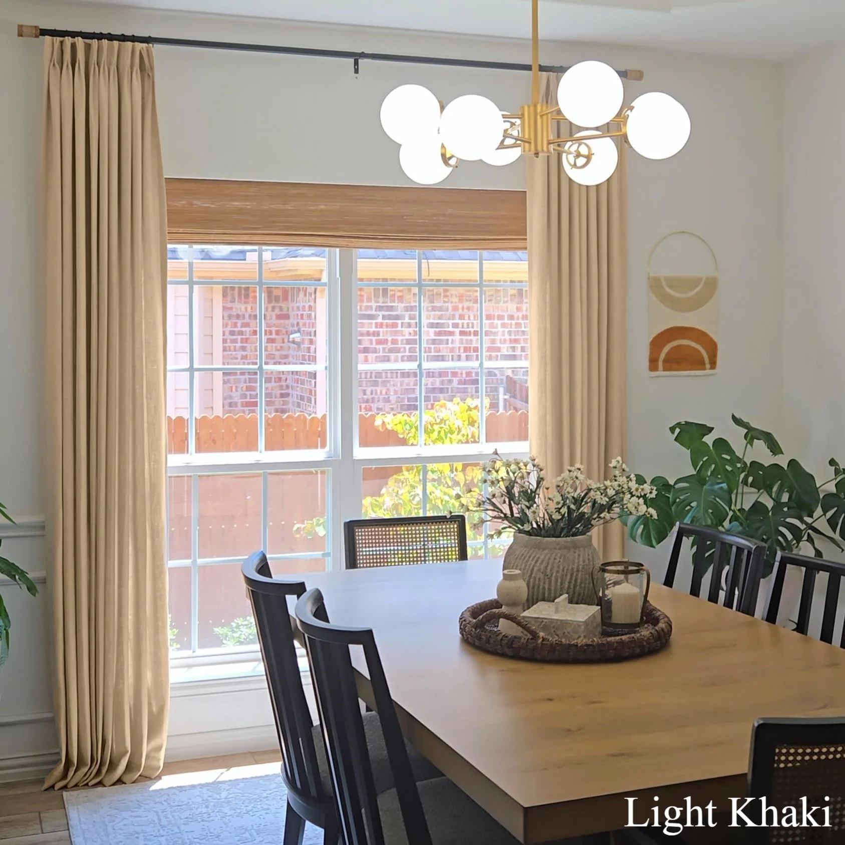 Liz Linen Herringbone Curtains & Drapes Pleated - Image 3