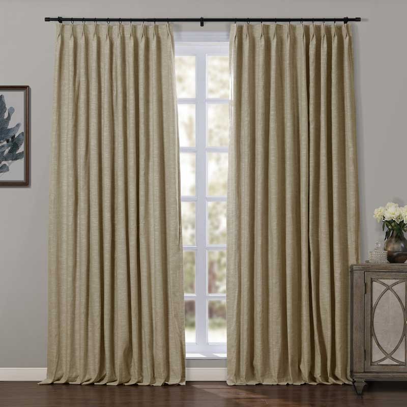 Liz Linen Herringbone Blackout Curtains & Drapes - Image 7