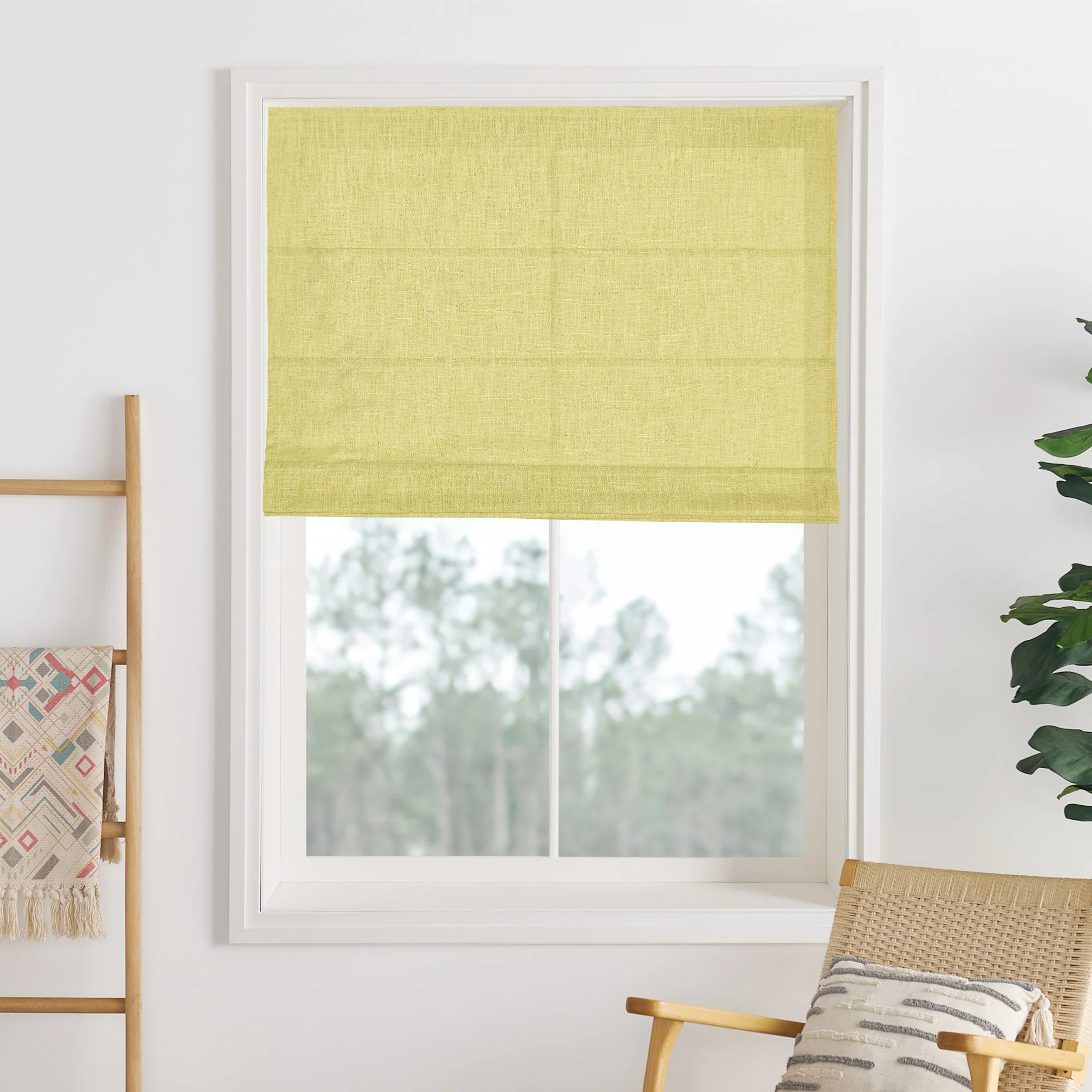 Liz Linen Herringbone Roman Shades & Blinds | Liz-C - Image 18