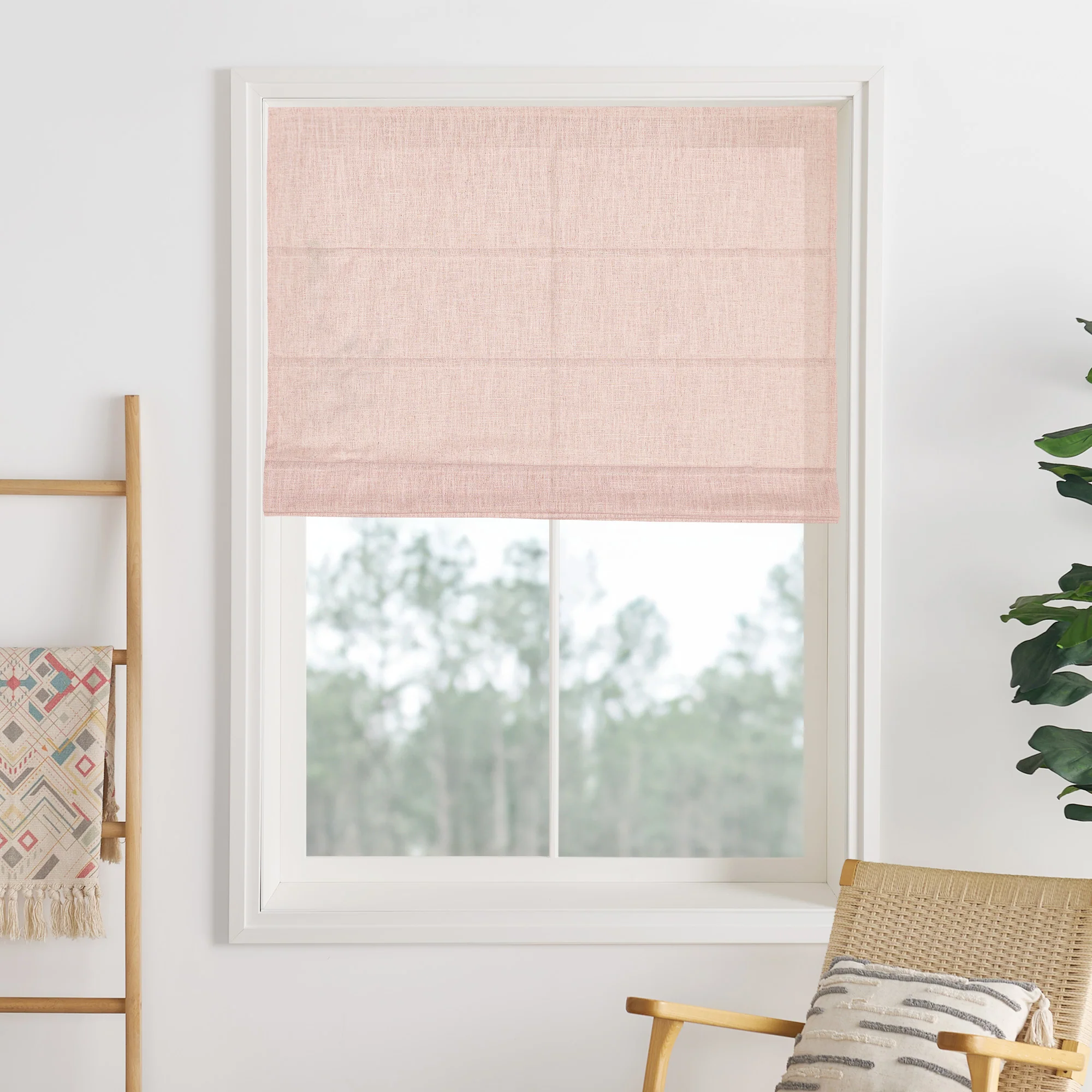 Liz Linen Herringbone Roman Shades & Blinds | Liz-C - Image 25