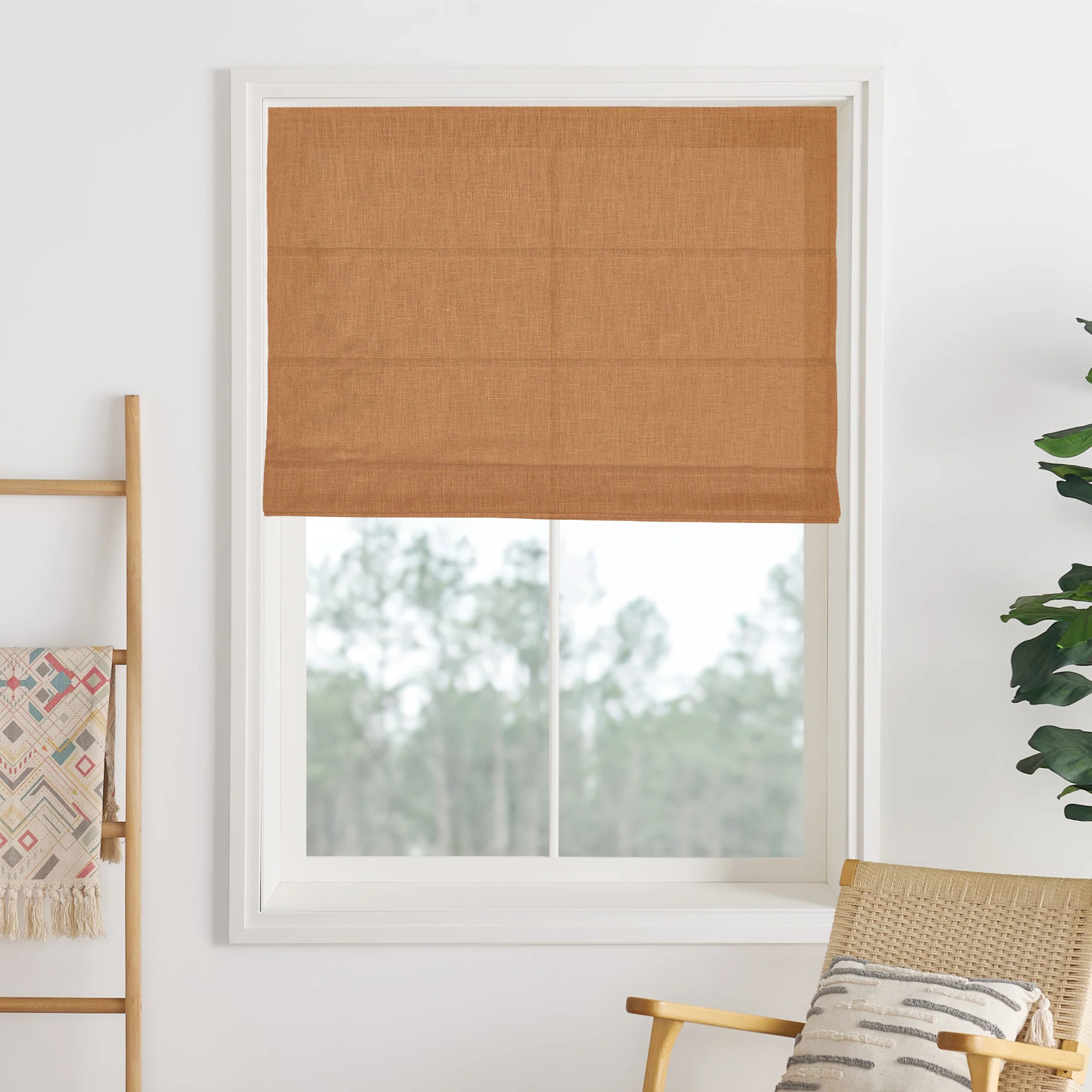 Liz Linen Herringbone Roman Shades & Blinds | Liz-C - Image 26