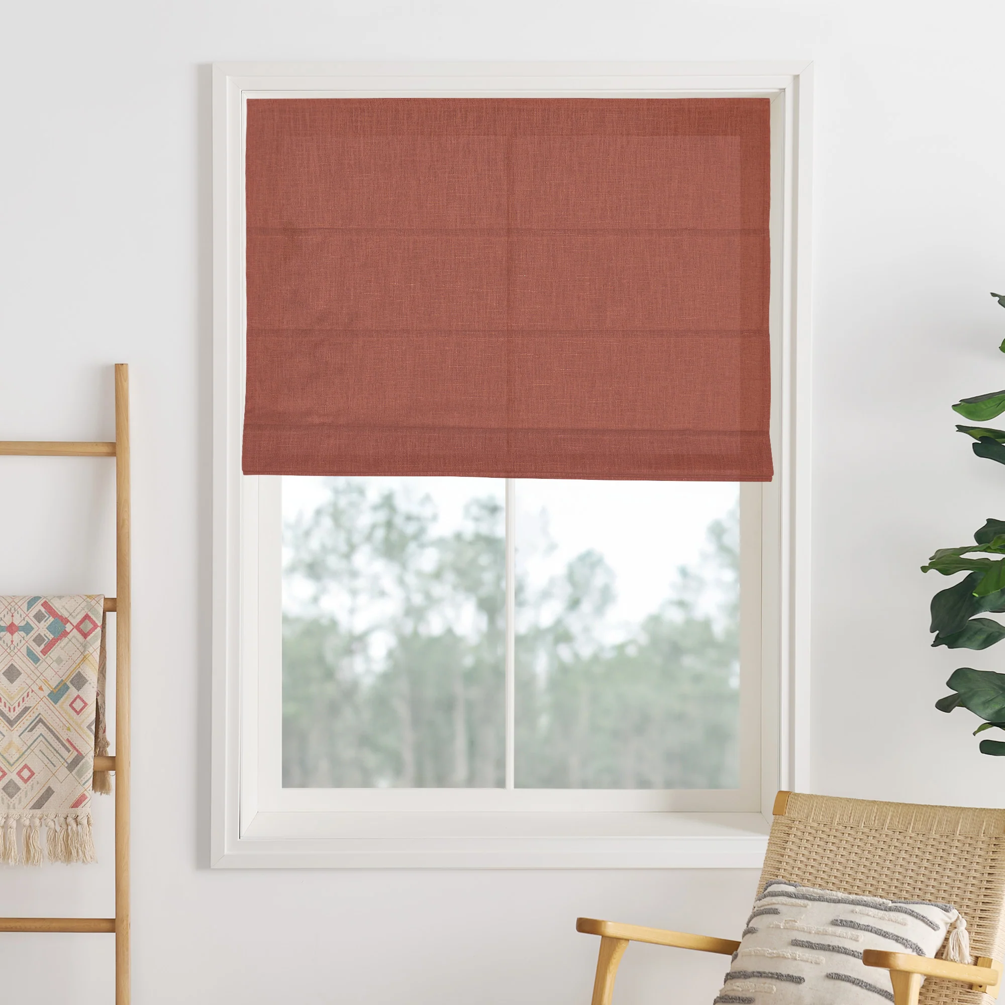 Liz Linen Herringbone Roman Shades & Blinds | Liz-C - Image 31