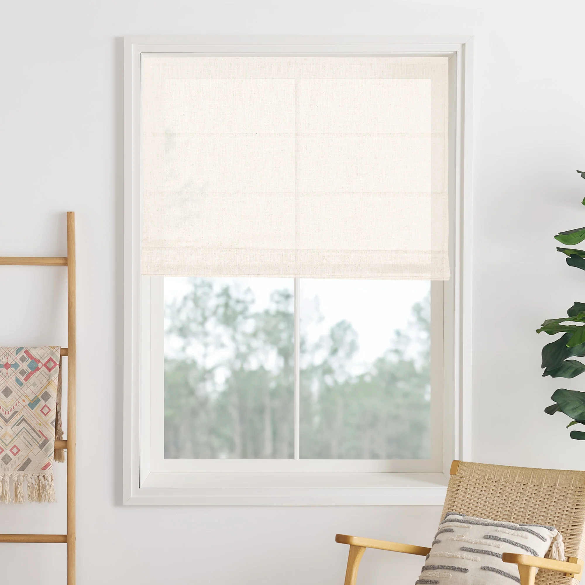 Liz Linen Herringbone Roman Shades & Blinds | Liz-C - Image 32