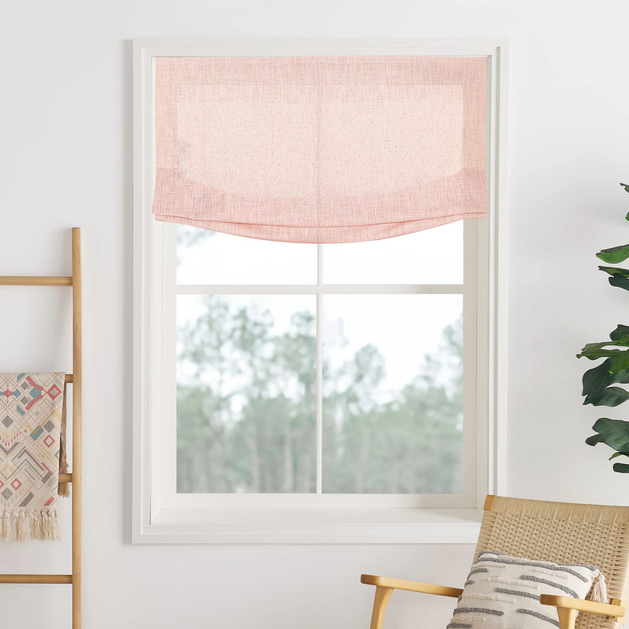 Liz Linen Herringbone Roman Shades & Blinds | Relaxed - Image 25