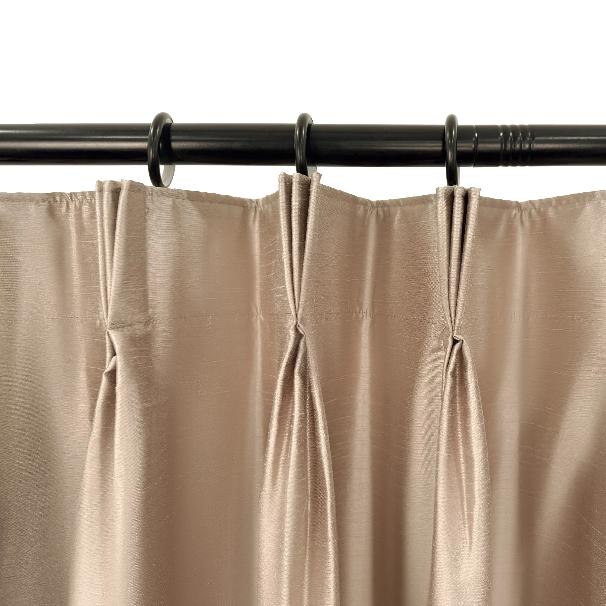 Lora Premium Silk Curtains & Drapes Pleated - Image 2