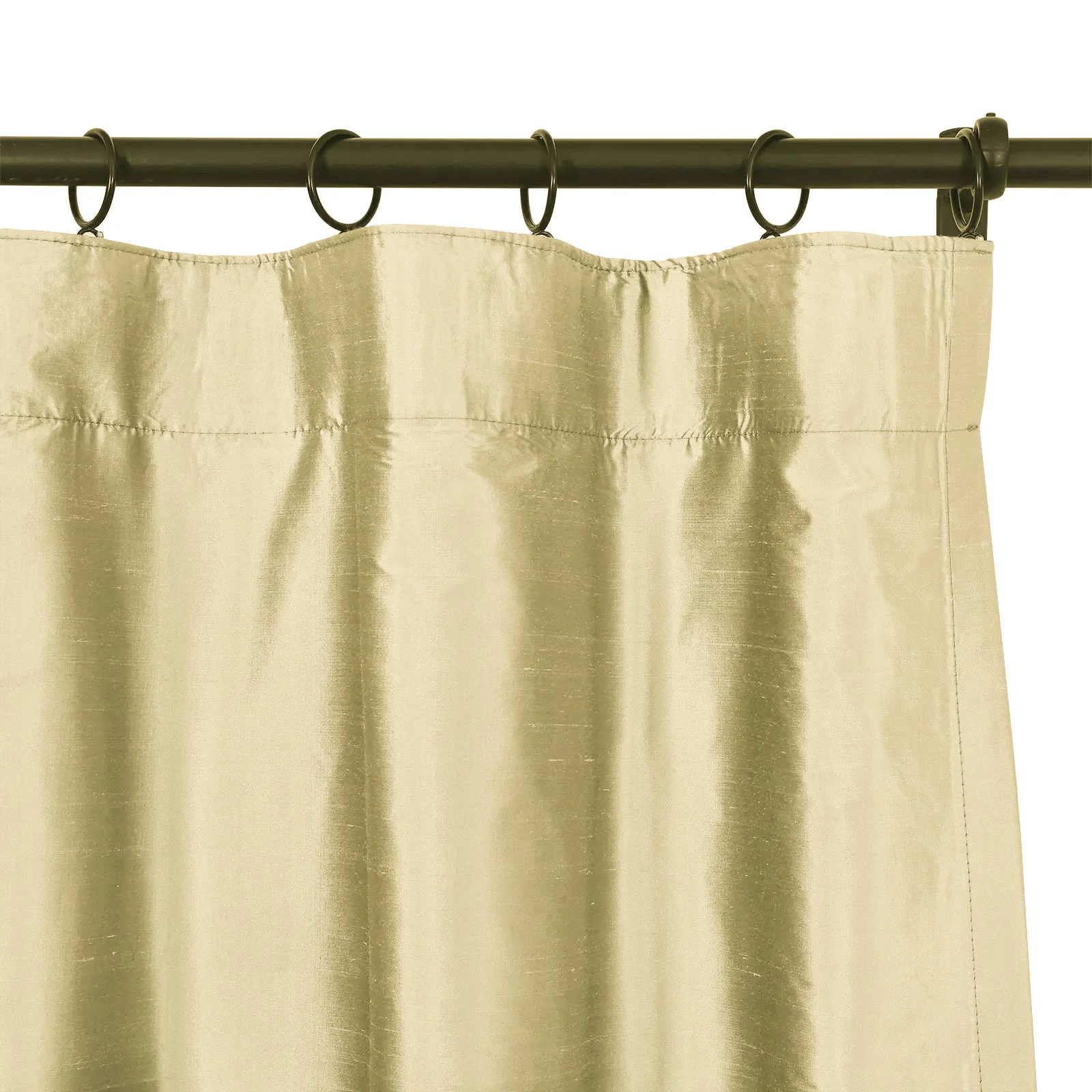 Lora Premium Silk Curtains & Drapes Soft Top - Image 2