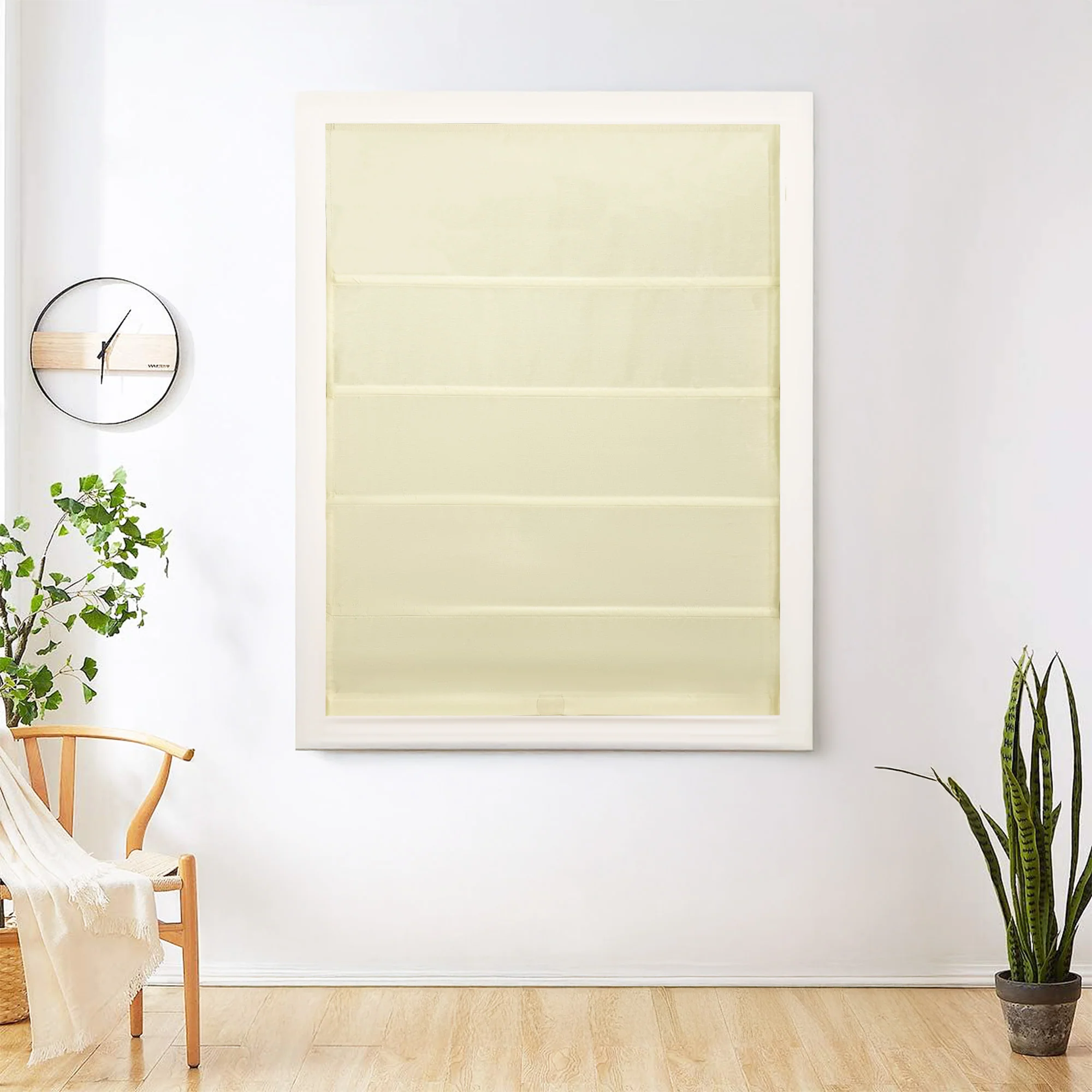 Lora Premium Silk Roman Shades & Blinds - Image 4