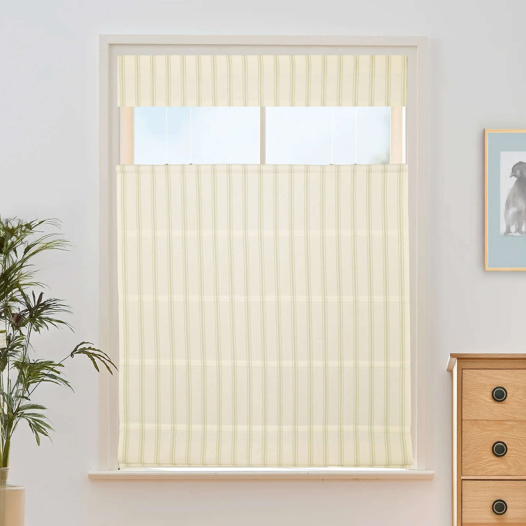Loxley Yarn-Dyed Cotton Roman Shades & Blinds | Top Down Bottom Up - Image 6