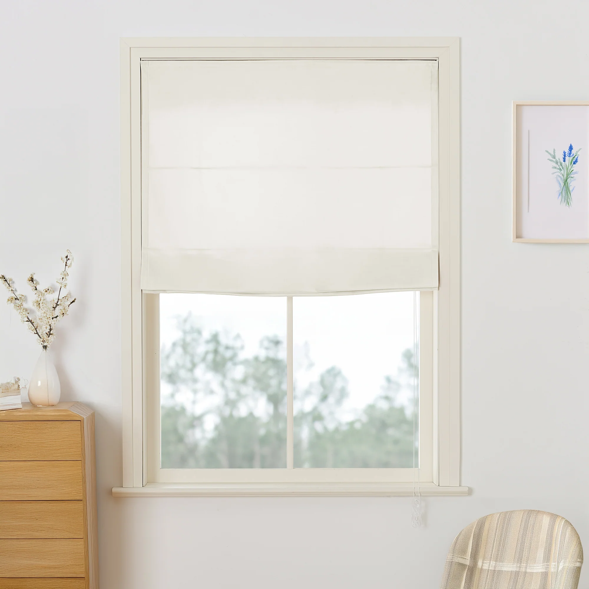Maillard Velvet Roman Blackout Shades