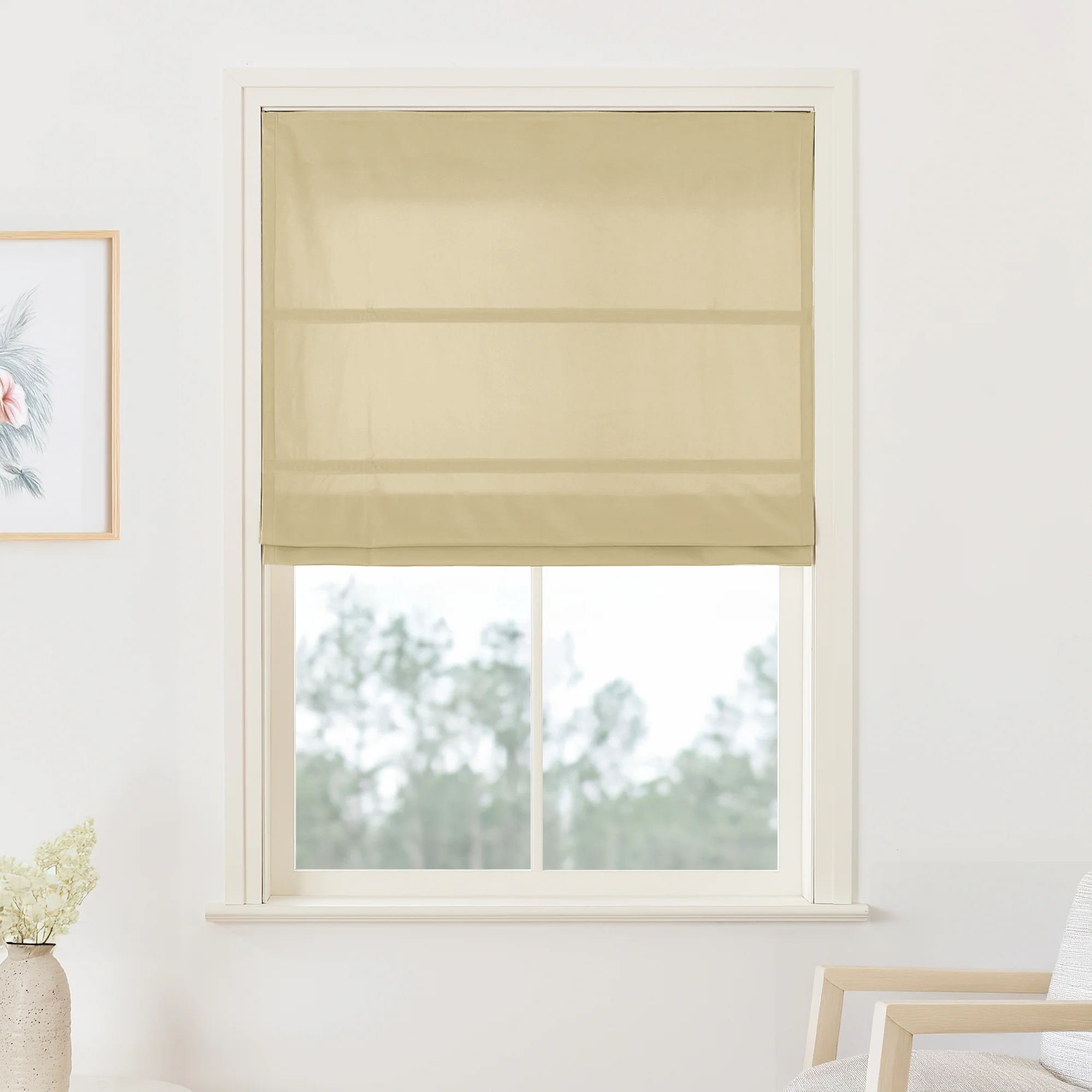 Maillard Velvet Roman Blackout Shades - Image 13