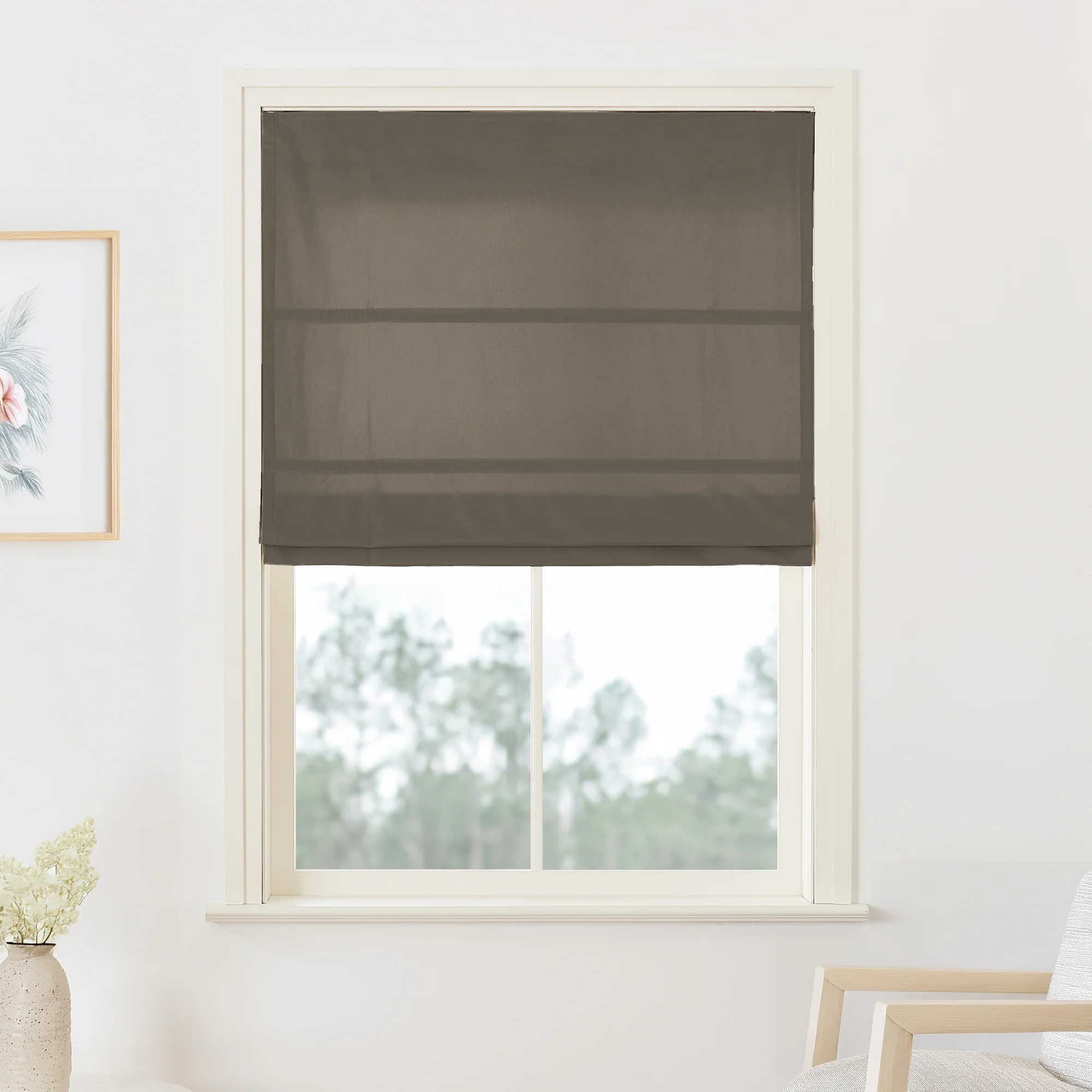 Maillard Velvet Roman Blackout Shades - Image 15