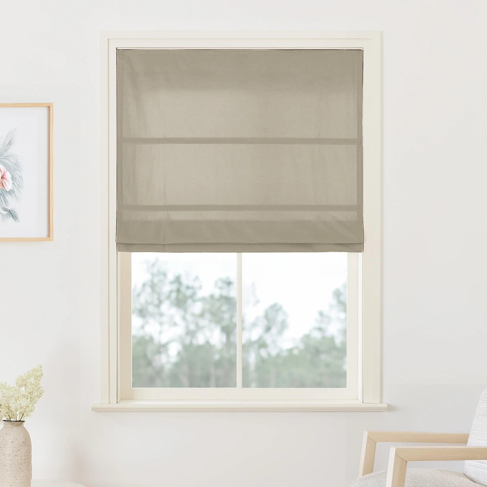 Maillard Velvet Roman Blackout Shades - Image 16
