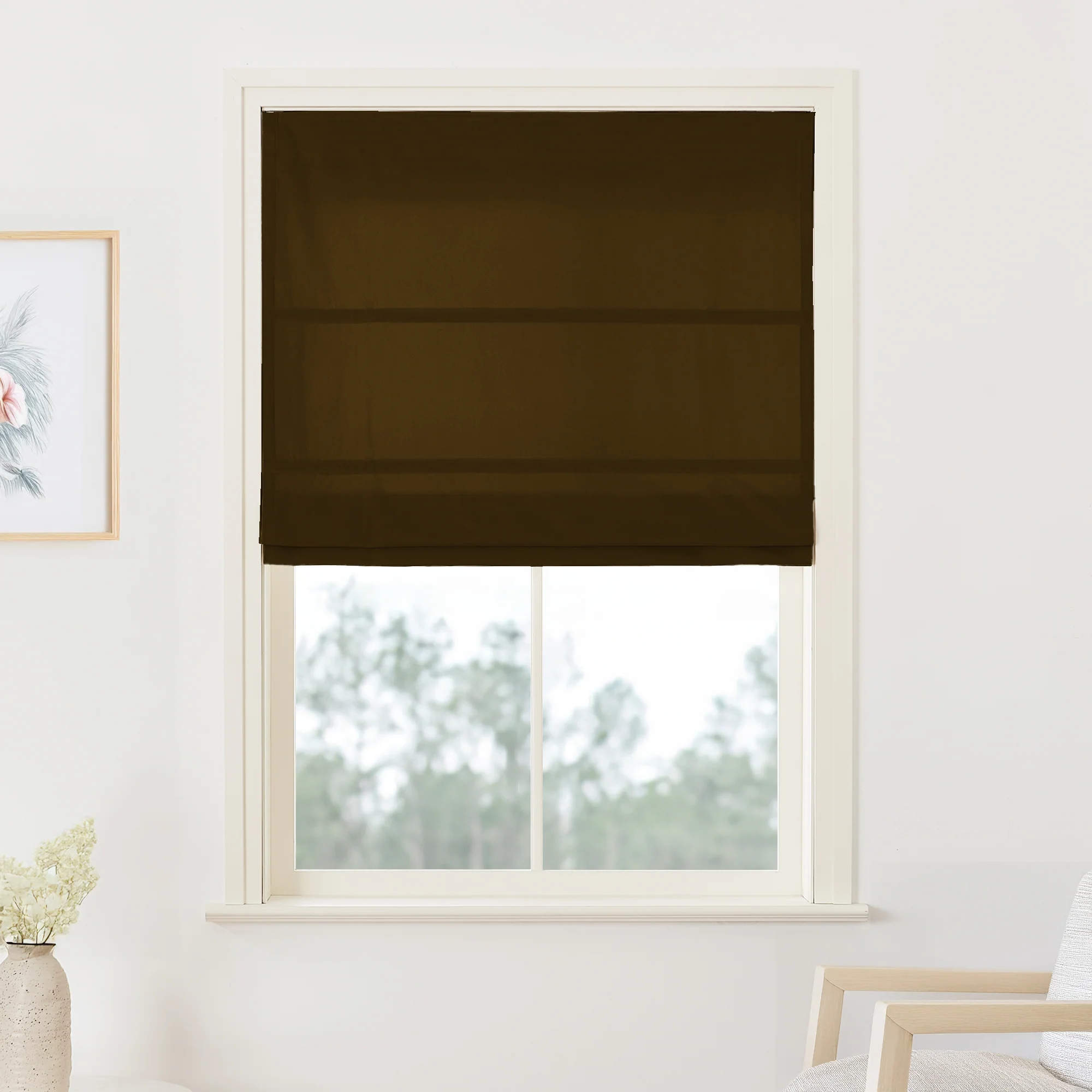 Maillard Velvet Roman Blackout Shades - Image 18