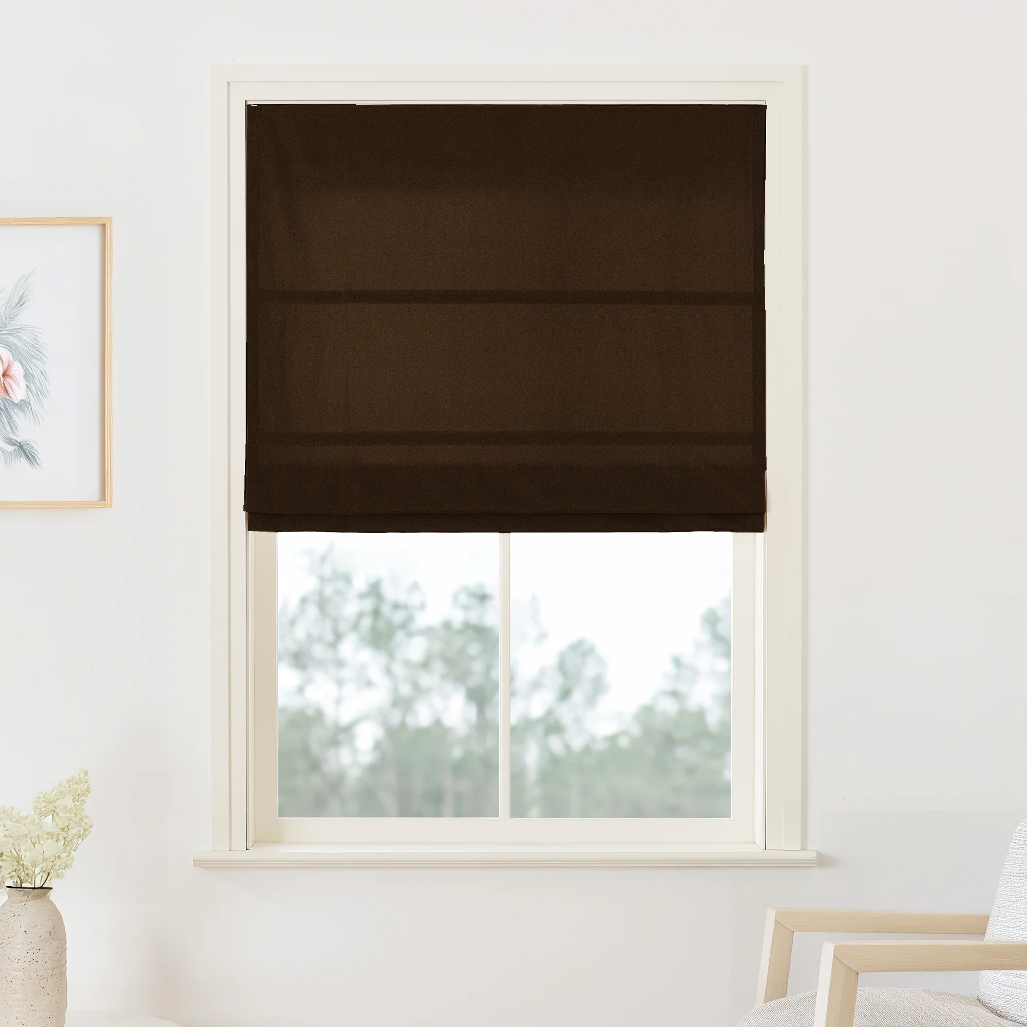 Maillard Velvet Roman Blackout Shades - Image 37