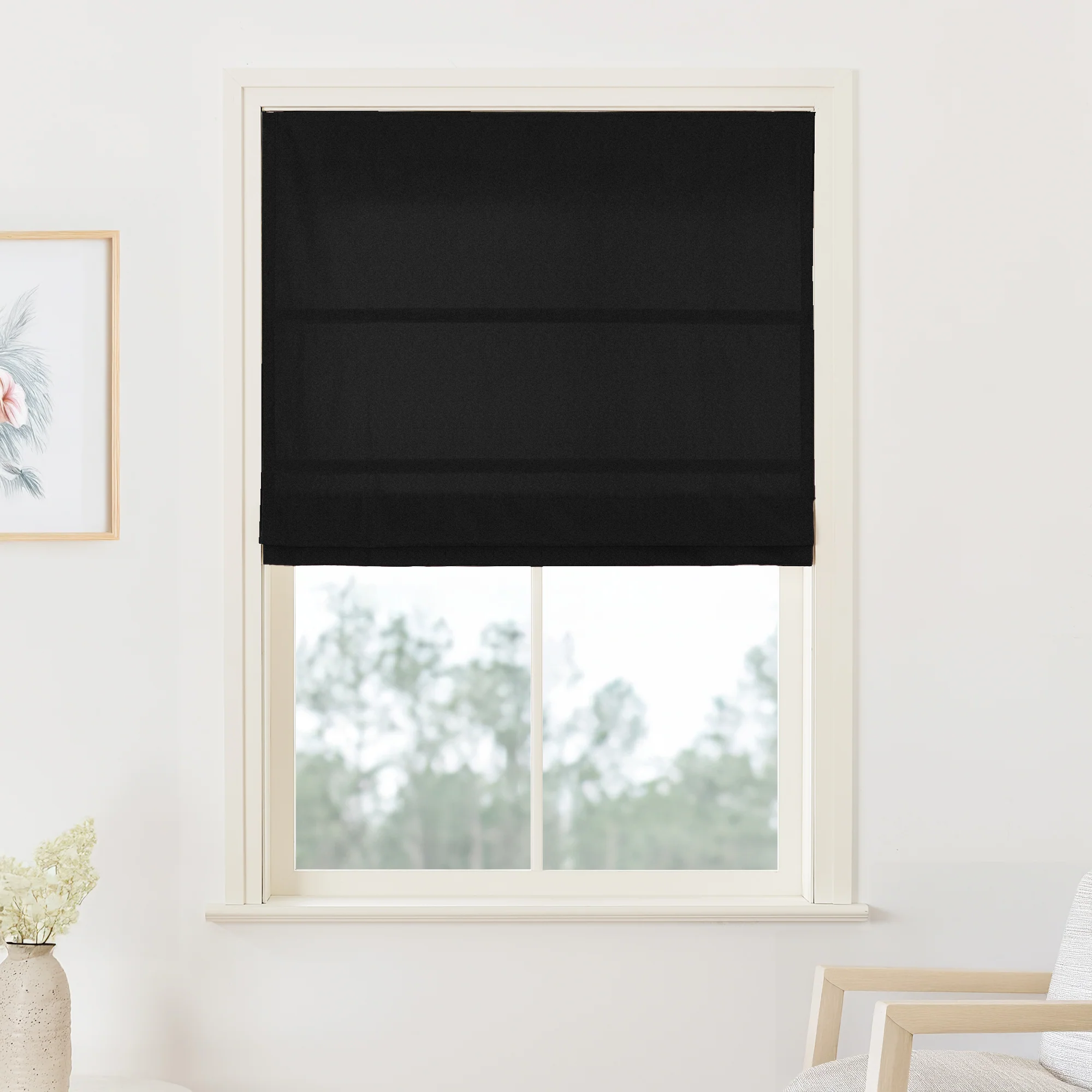 Maillard Velvet Roman Blackout Shades - Image 8