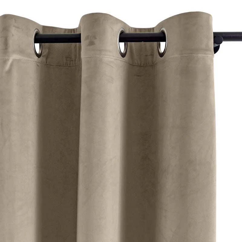 Maillard Velvet Curtains & Drapes Grommet - Image 14