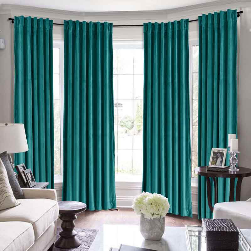 Maillard Velvet Curtains & Drapes Soft Top - Image 51