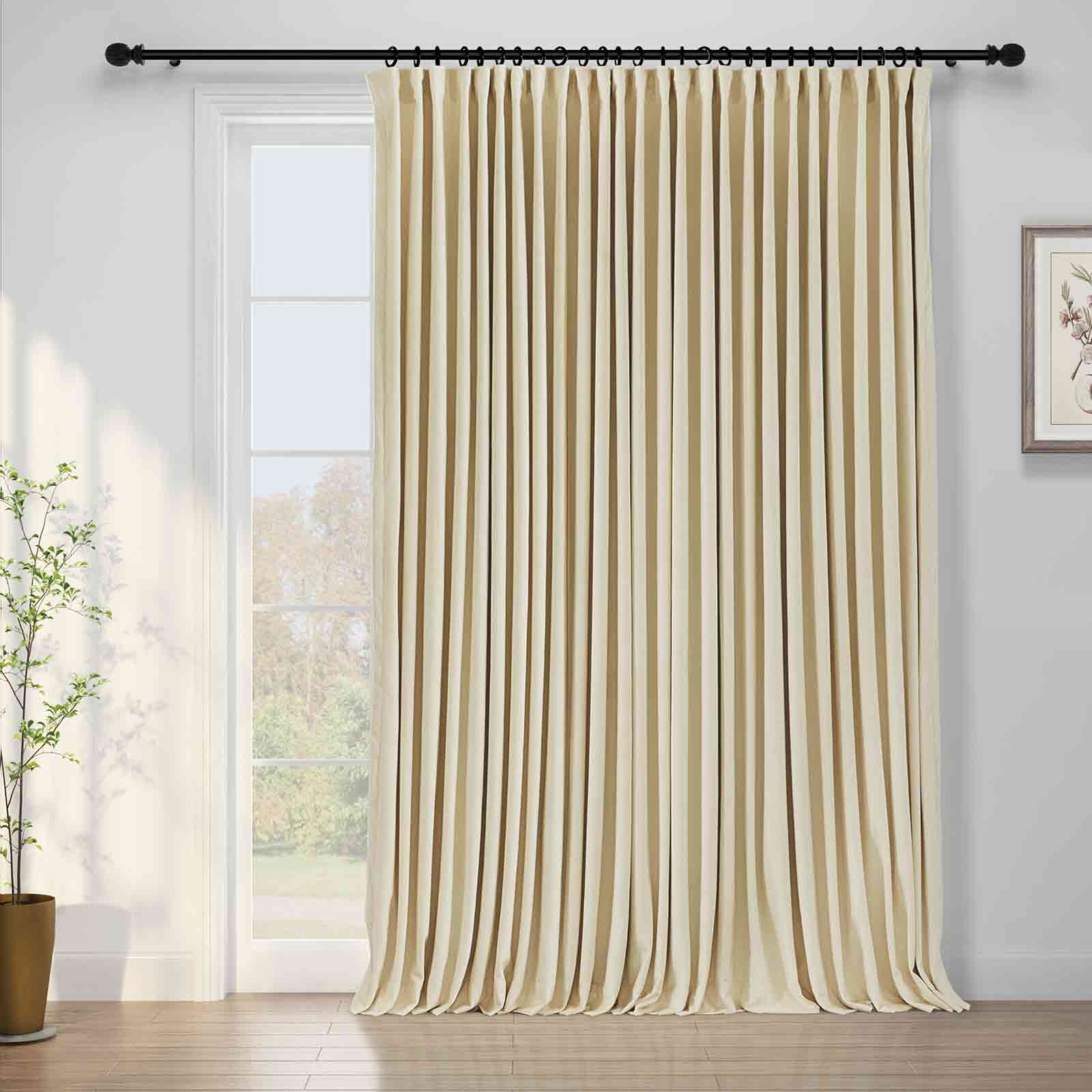 Maillard Velvet Curtains & Drapes Pleated - Image 22