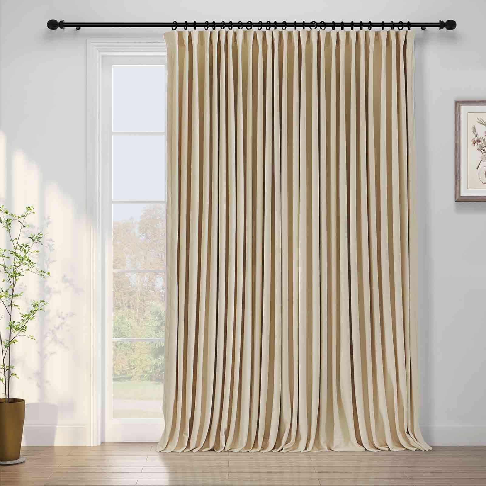 Maillard Velvet Curtains & Drapes Pleated - Image 23