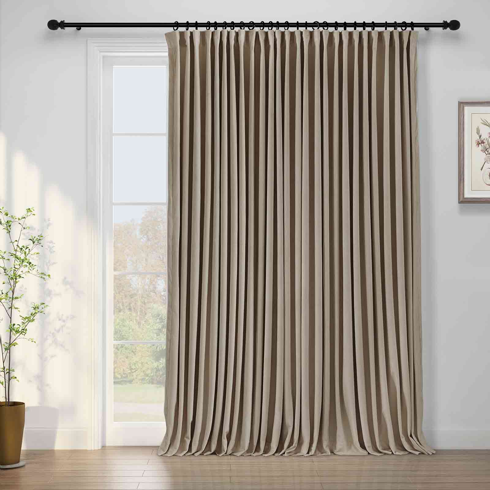 Maillard Velvet Curtains & Drapes Pleated - Image 25