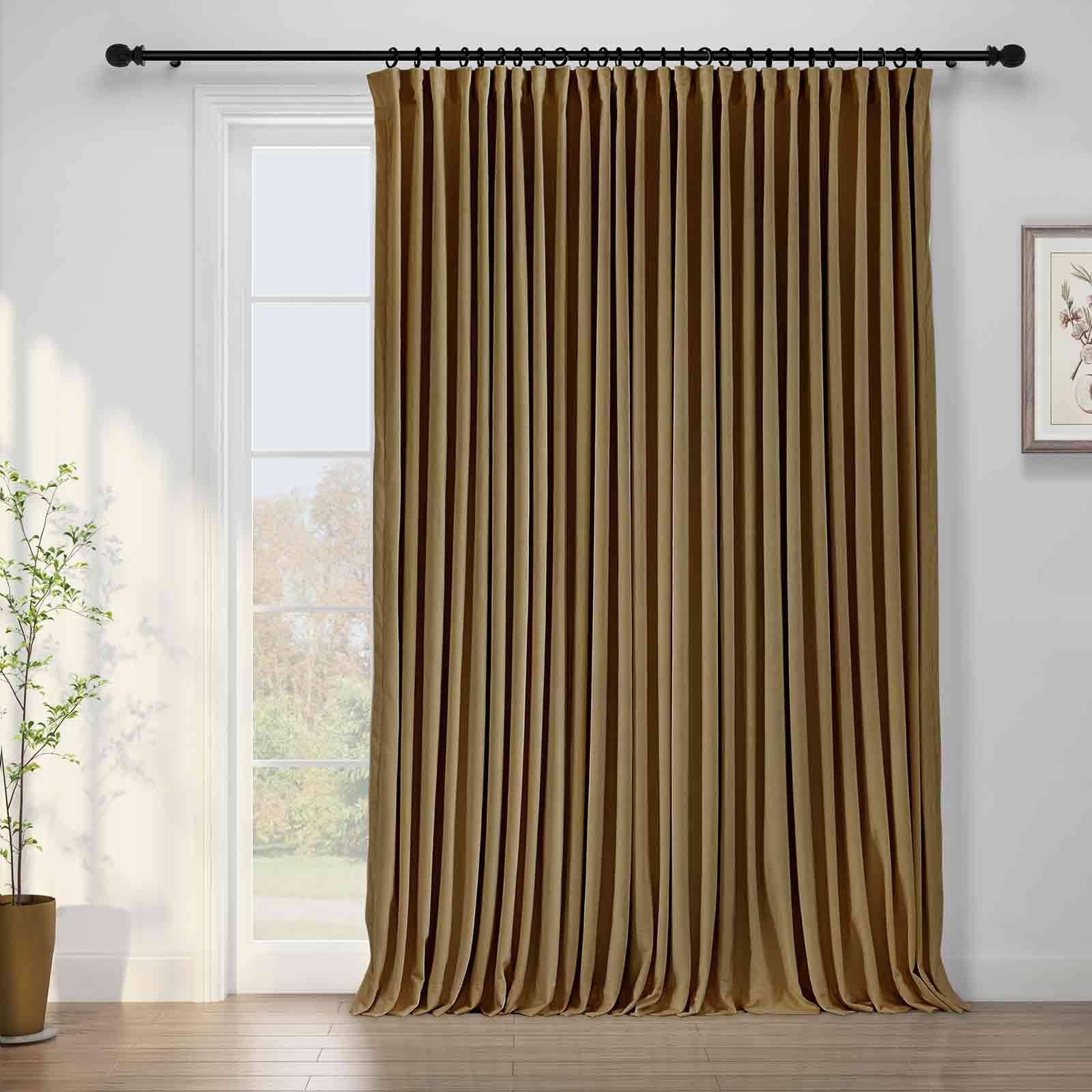 Maillard Velvet Curtains & Drapes Pleated - Image 26