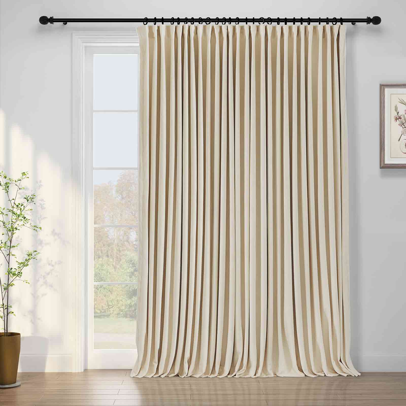 Maillard Velvet Curtains & Drapes Pleated - Image 40