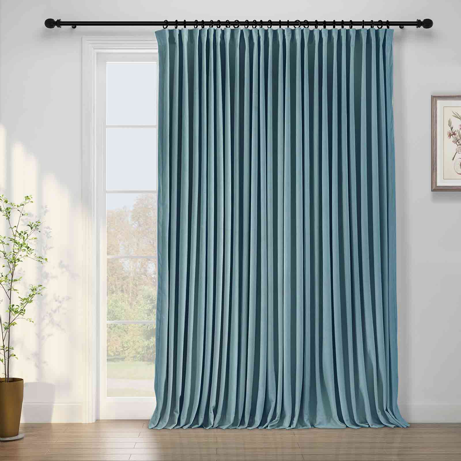 Maillard Velvet Curtains & Drapes Pleated - Image 41