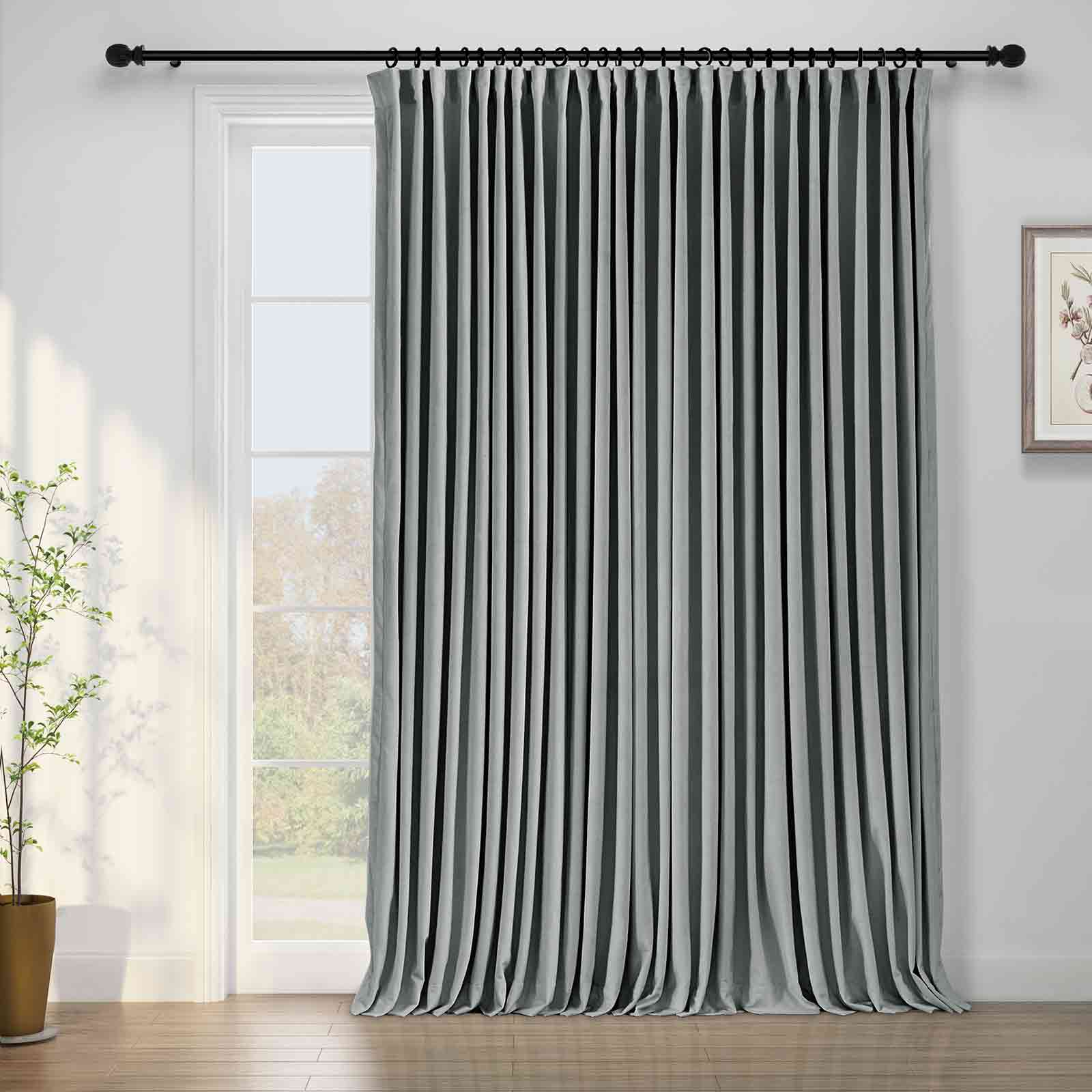 Maillard Velvet Curtains & Drapes Pleated - Image 43