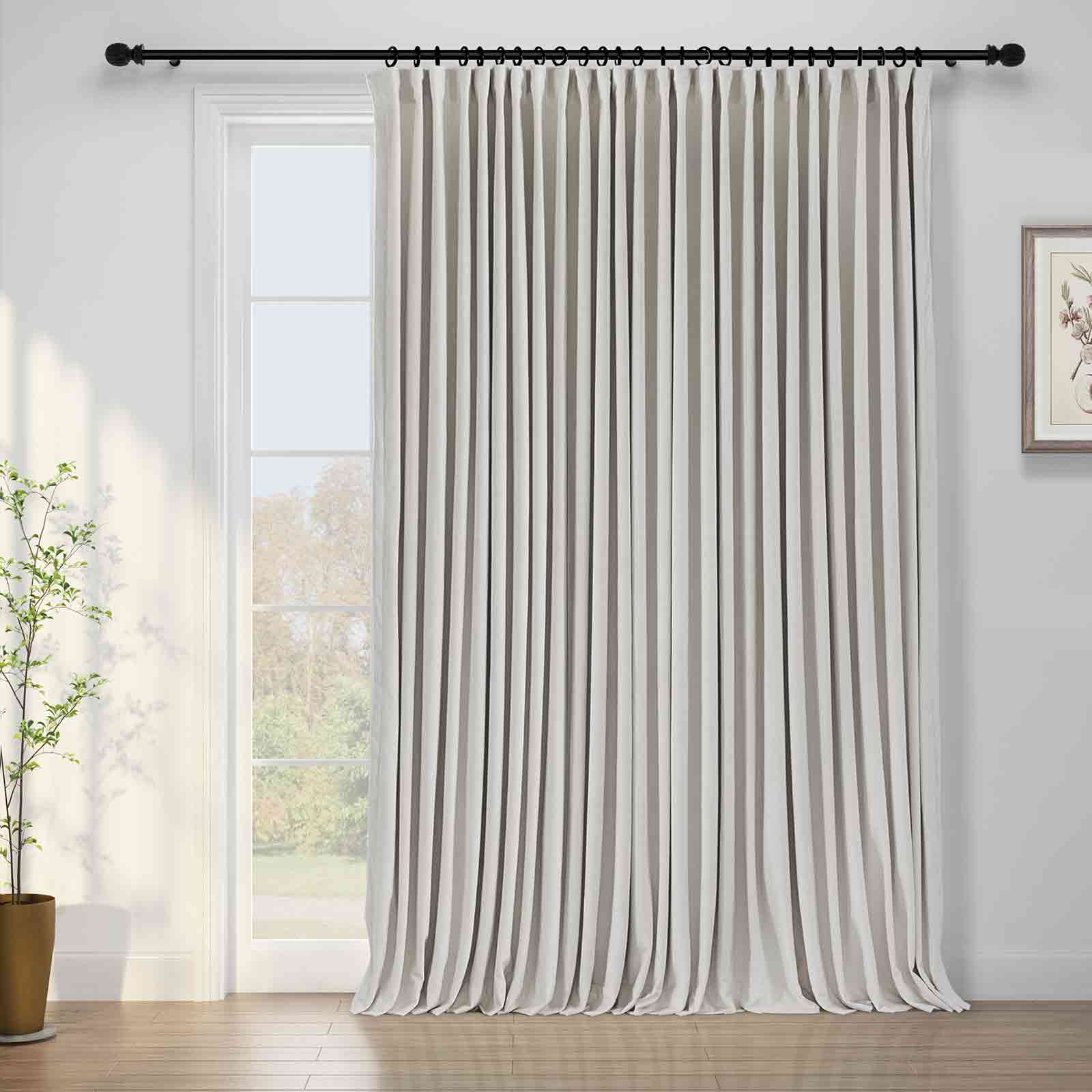 Maillard Velvet Curtains & Drapes Pleated - Image 45